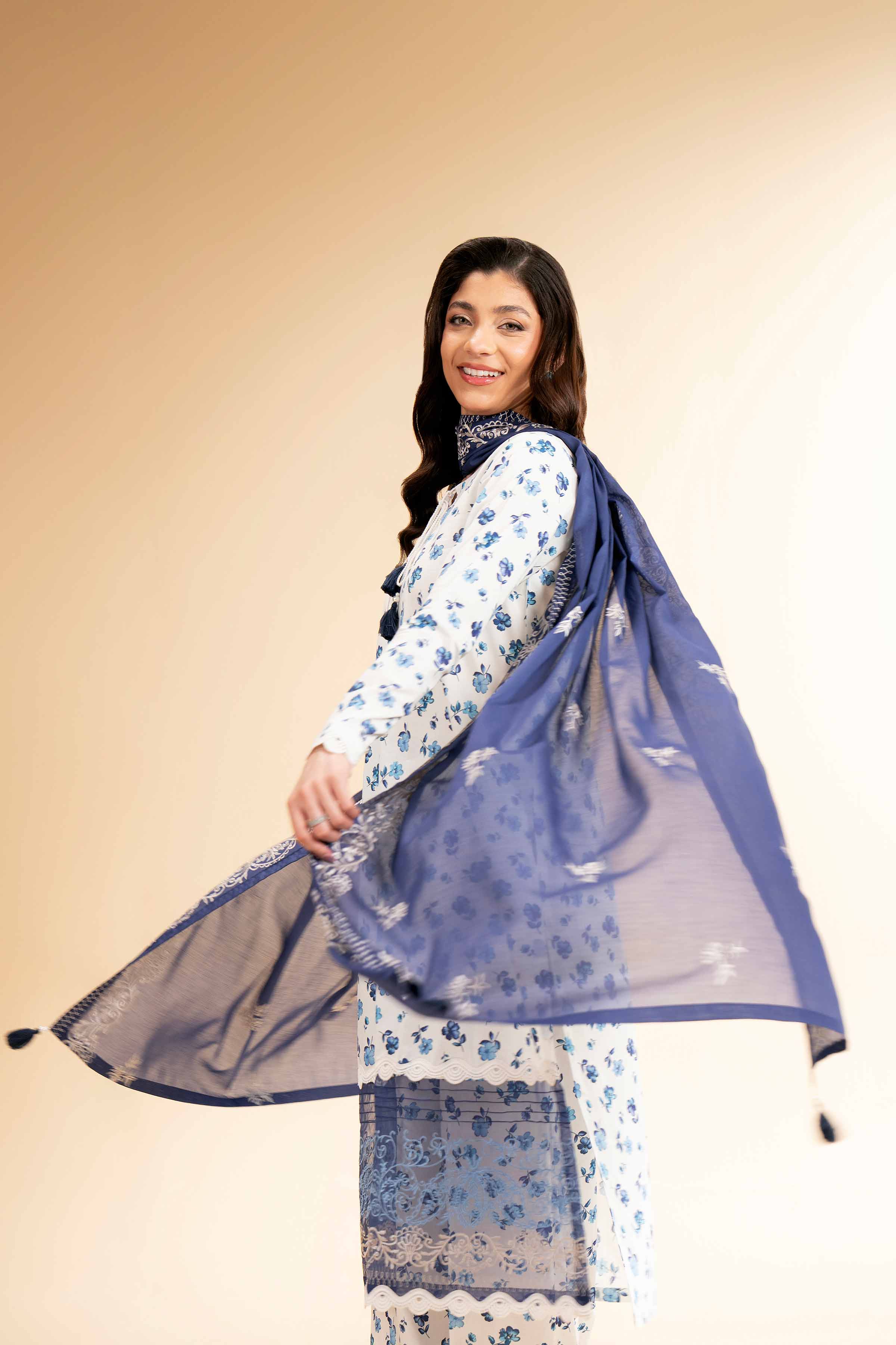 3 Piece - Printed Embroidered Suit - 42501357 for Women - Unstitched Collection | Nishat | Shop Online