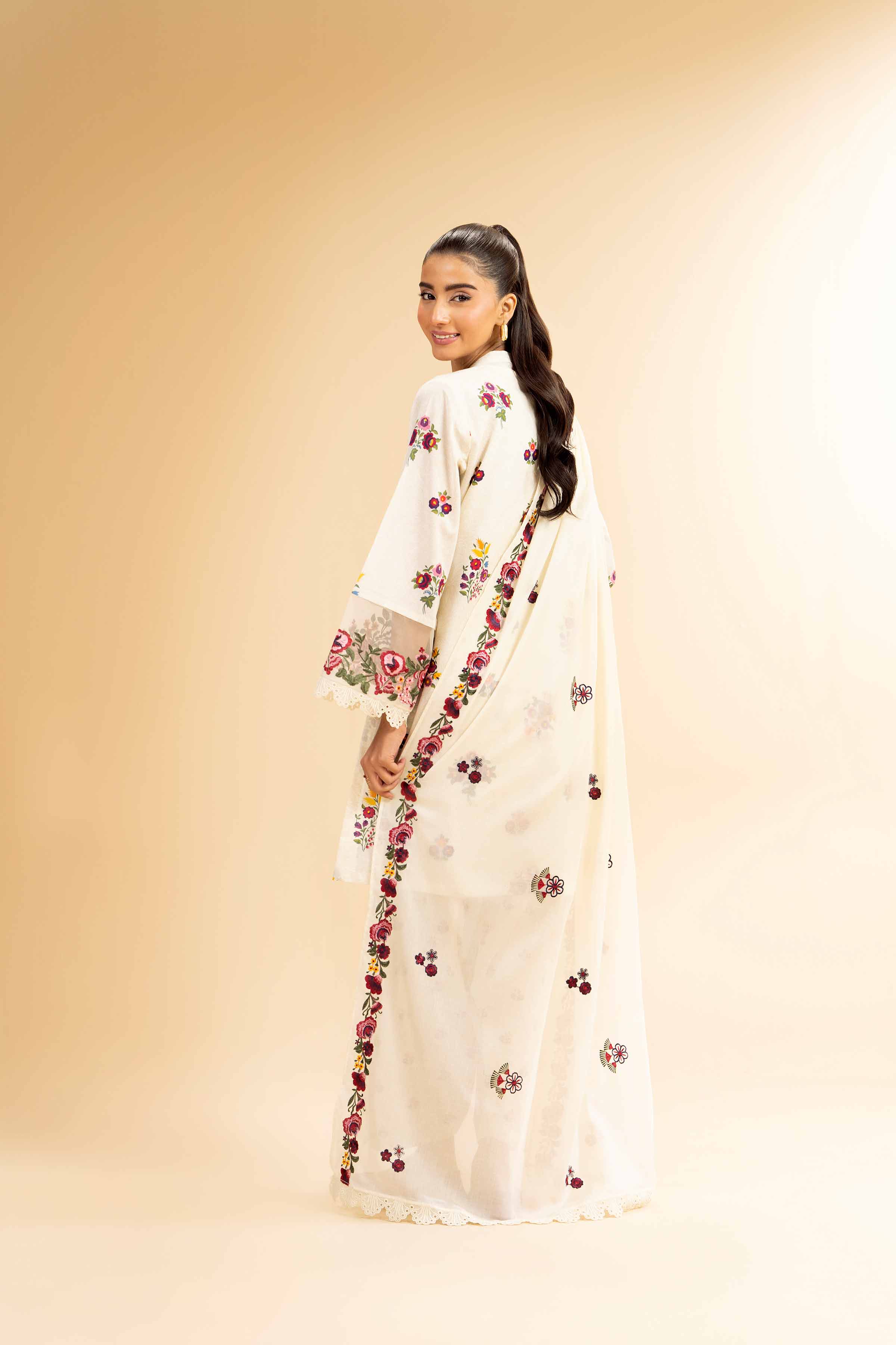 3 Piece - Printed Embroidered Suit - 42501358 for Women - Unstitched Collection | Nishat | Shop Online