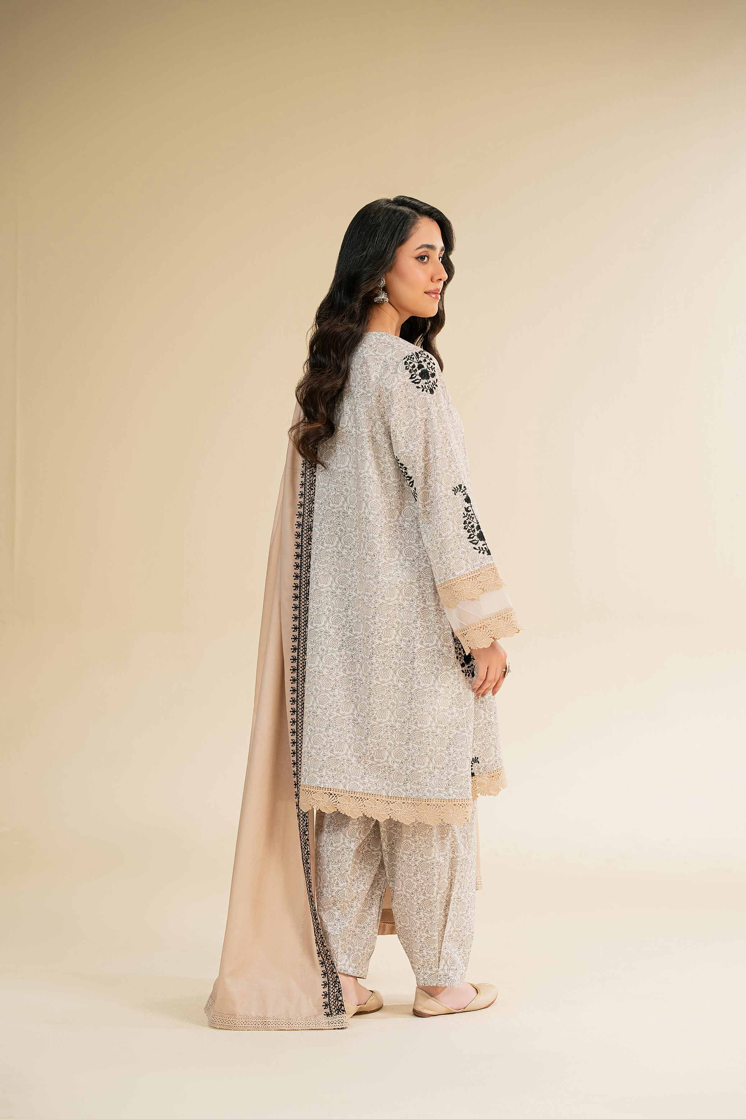 3 Piece - Printed Embroidered Suit - 42501360 for Women - Unstitched Collection | Nishat | Shop Online
