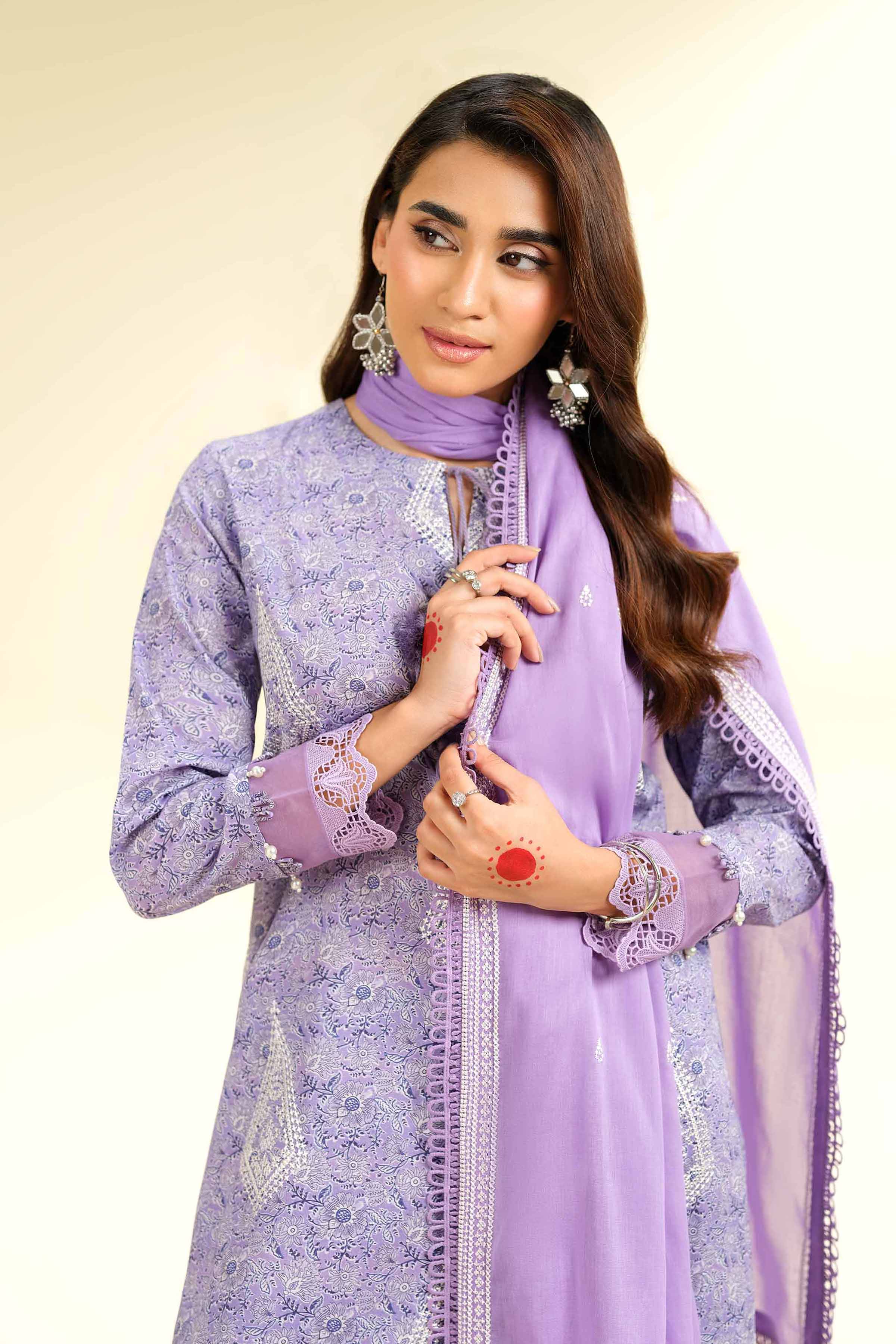 3 Piece - Printed Embroidered Suit - 42501362 for Women - Unstitched Collection | Nishat | Shop Online