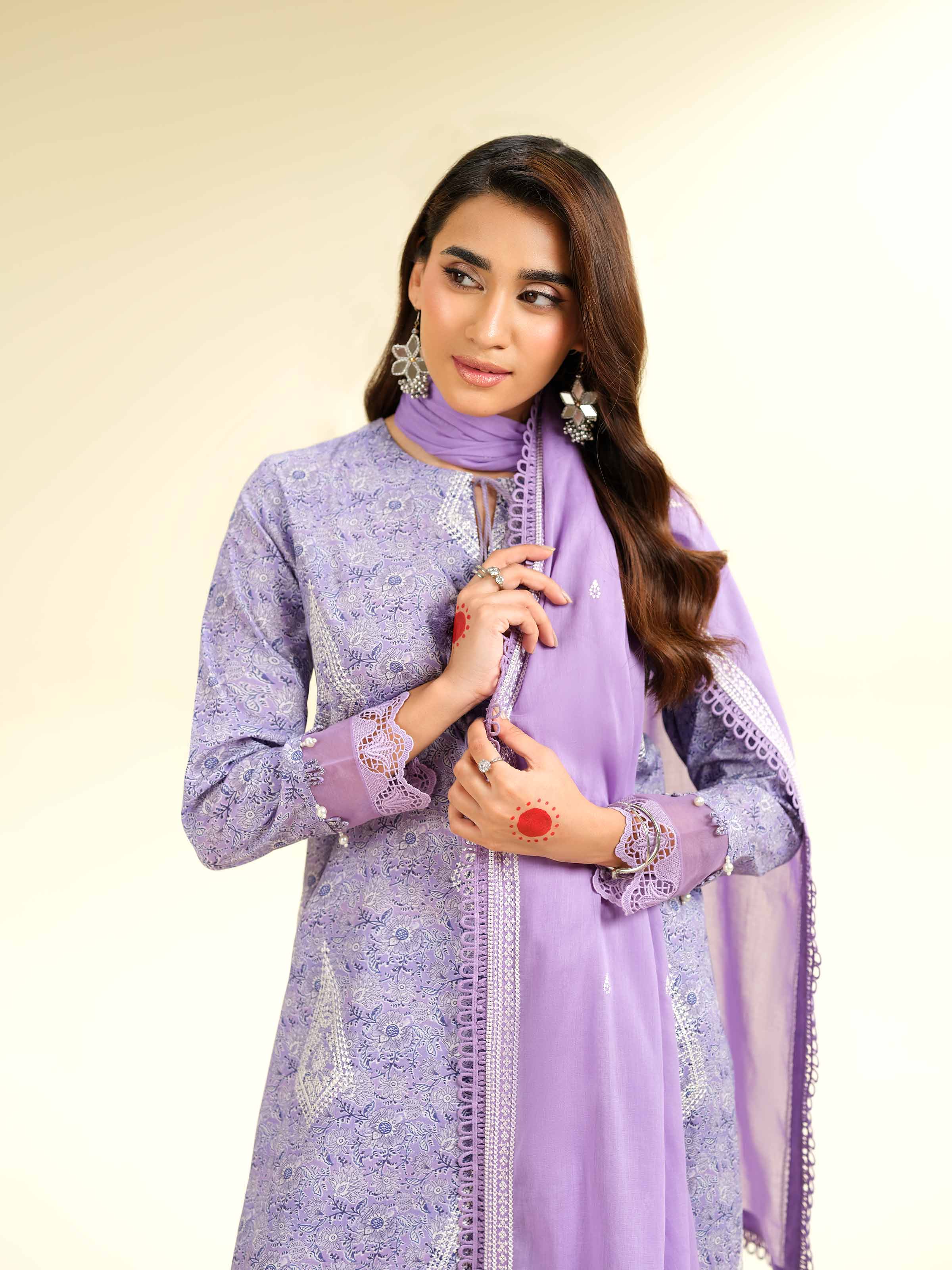 3 Piece - Printed Embroidered Suit - 42501362 for Women - Unstitched Collection | Nishat | Shop Online