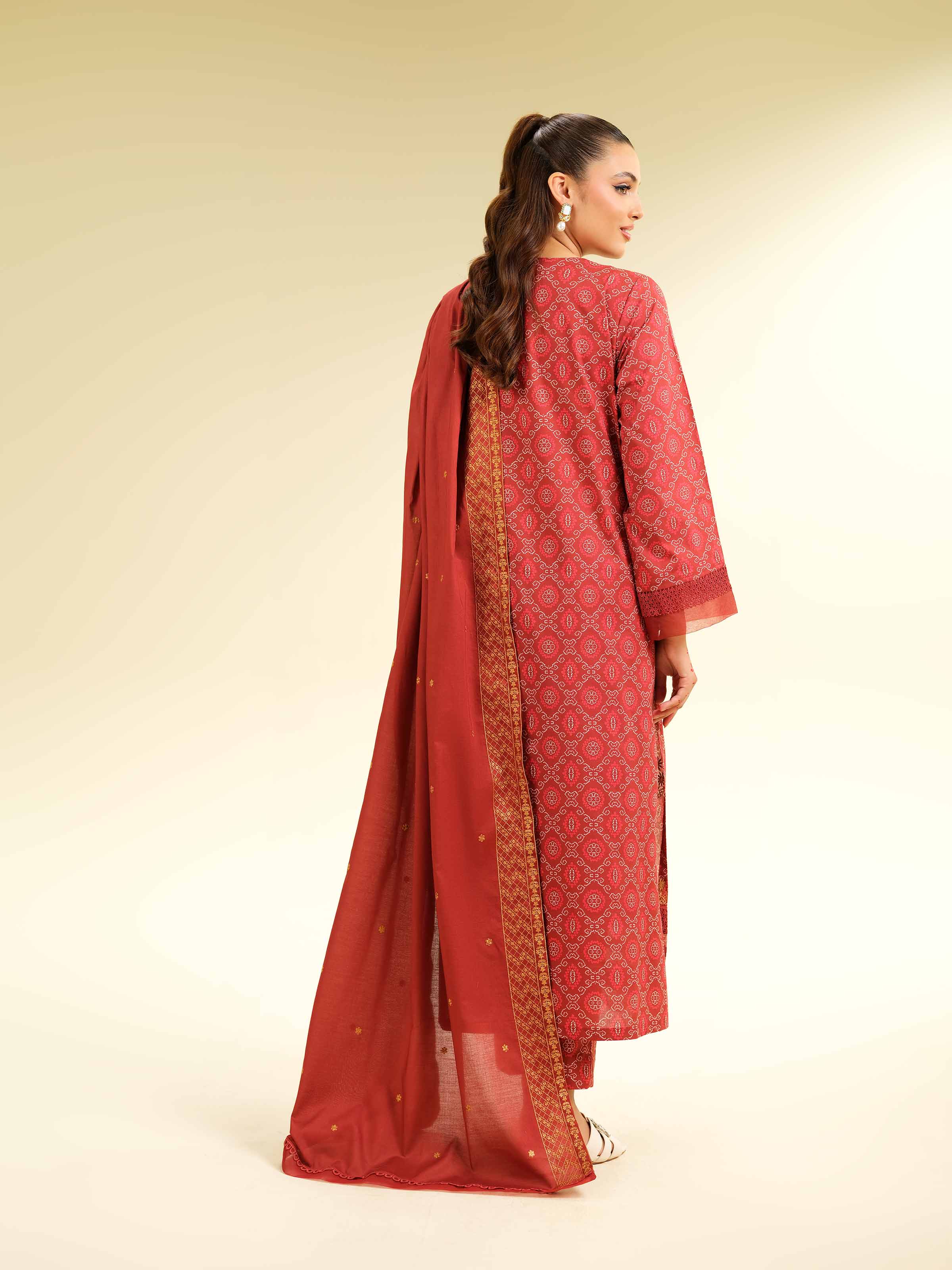 3 Piece - Printed Embroidered Suit - 42501363 for Women - Unstitched Collection | Nishat | Shop Online