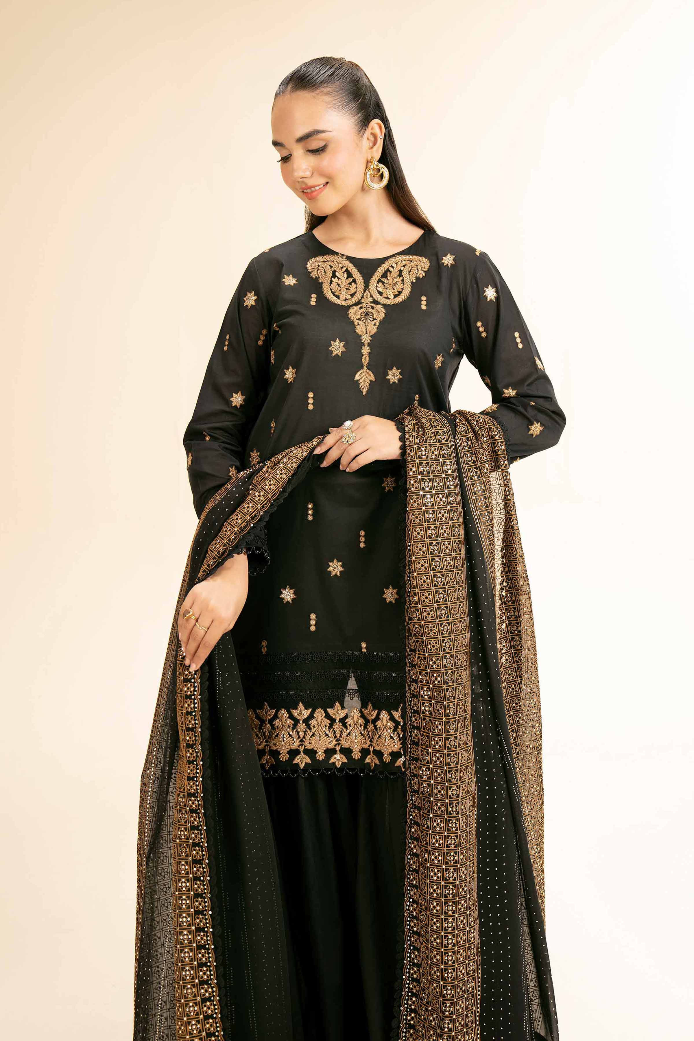 3 Piece - Embellished Suit - 42501367 for Women - Unstitched Collection | Nishat | Shop Online
