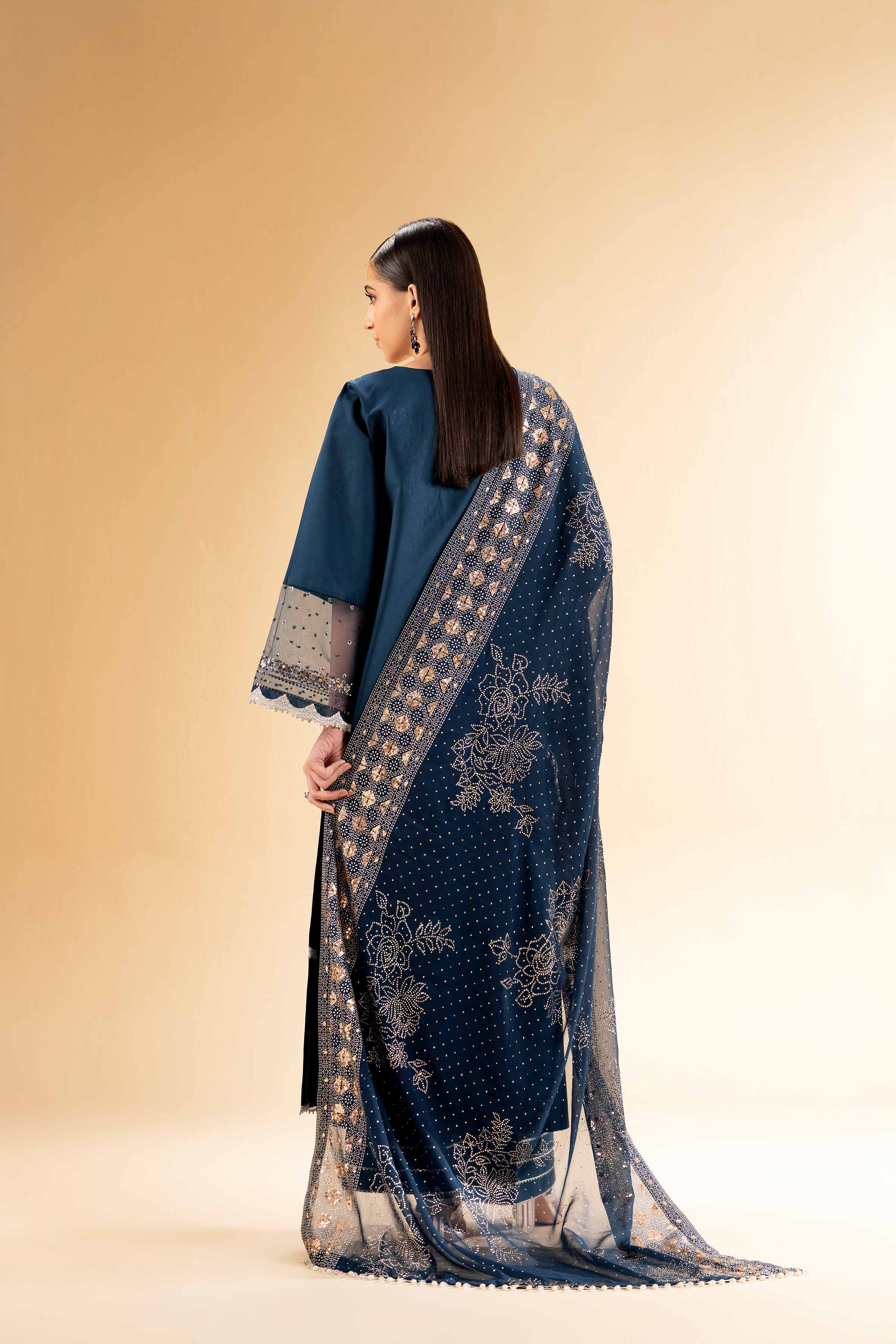 3 Piece - Embellished Suit - 42501368 for Women - Unstitched Collection | Nishat | Shop Online