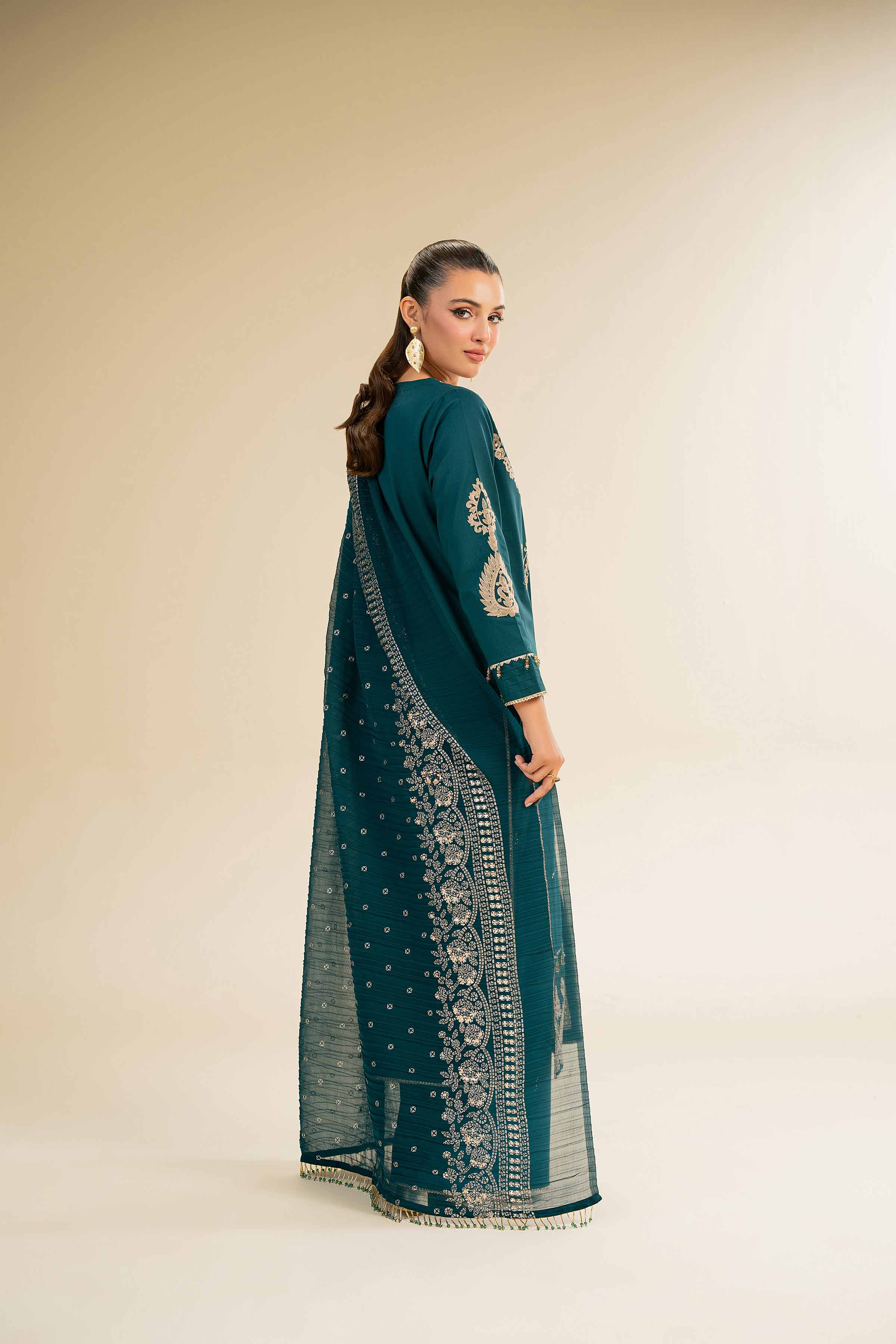 3 Piece - Embellished Suit - 42501371 for Women - Unstitched Collection | Nishat | Shop Online