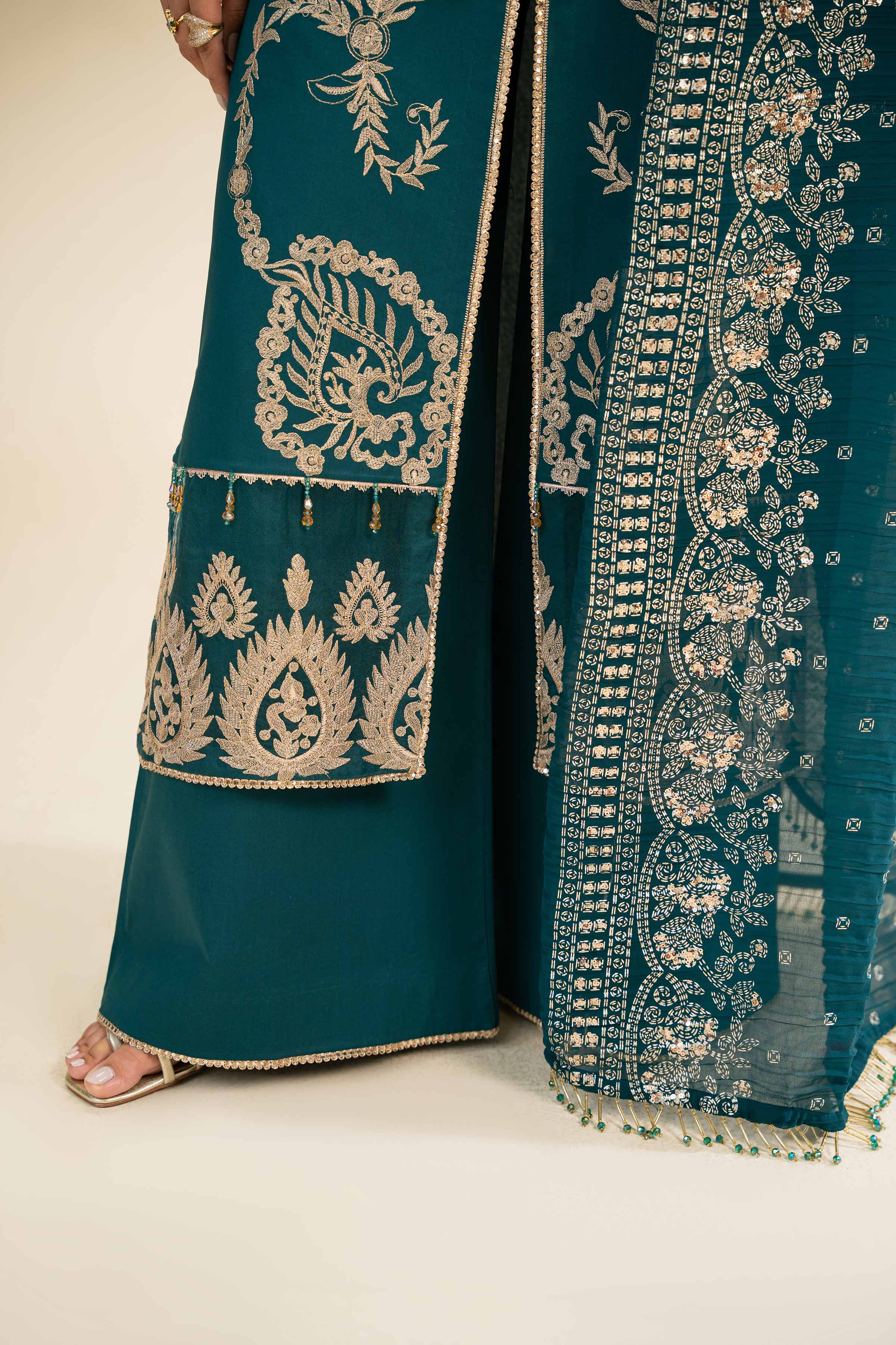 3 Piece - Embellished Suit - 42501371 for Women - Unstitched Collection | Nishat | Shop Online