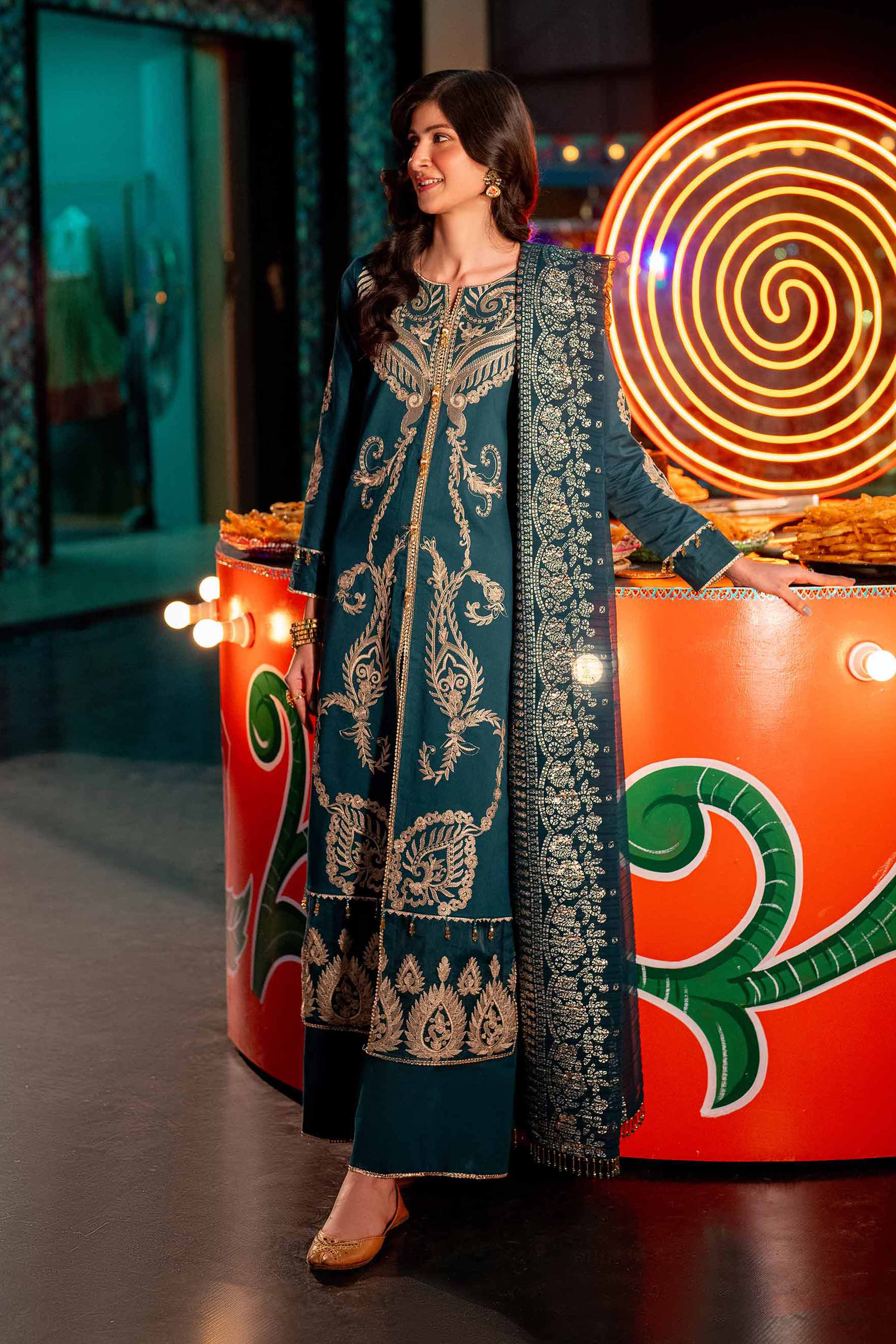 3 Piece - Embellished Suit - 42501371 for Women - Unstitched Collection | Nishat | Shop Online