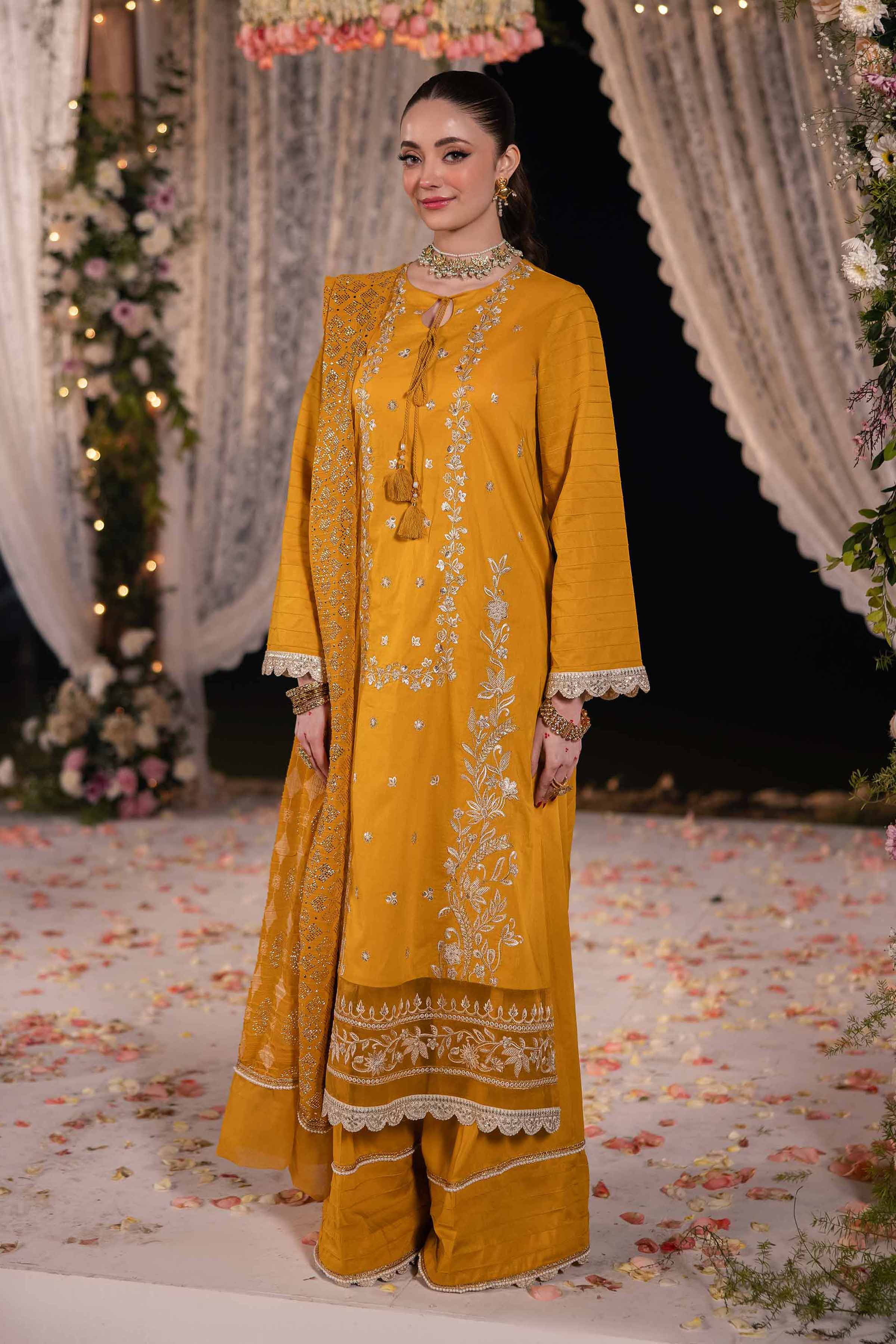 3 Piece - Embellished Suit - 42501372 for Women - Unstitched Collection | Nishat | Shop Online
