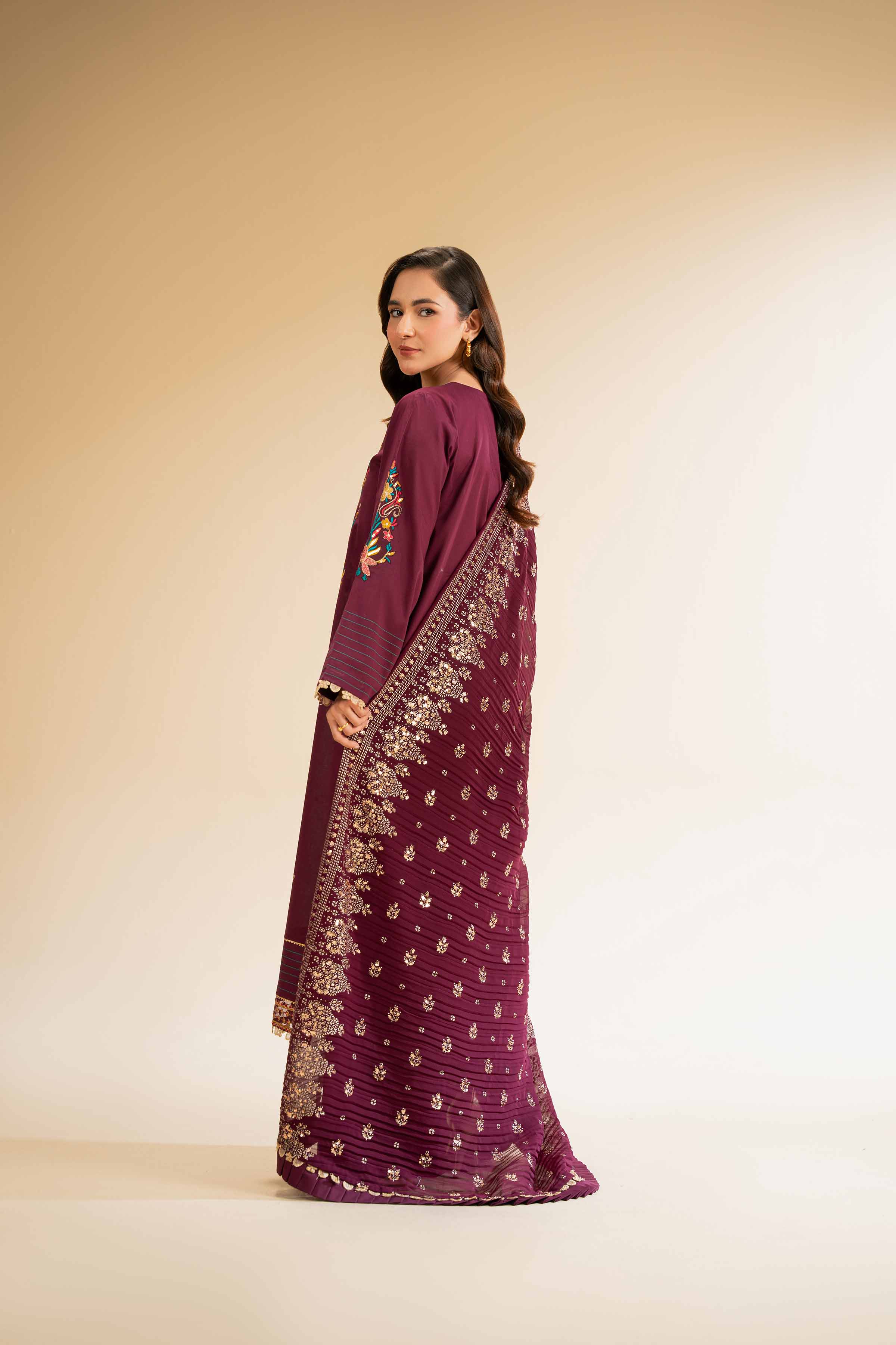 3 Piece - Embellished Suit - 42501374 for Women - Unstitched Collection | Nishat | Shop Online