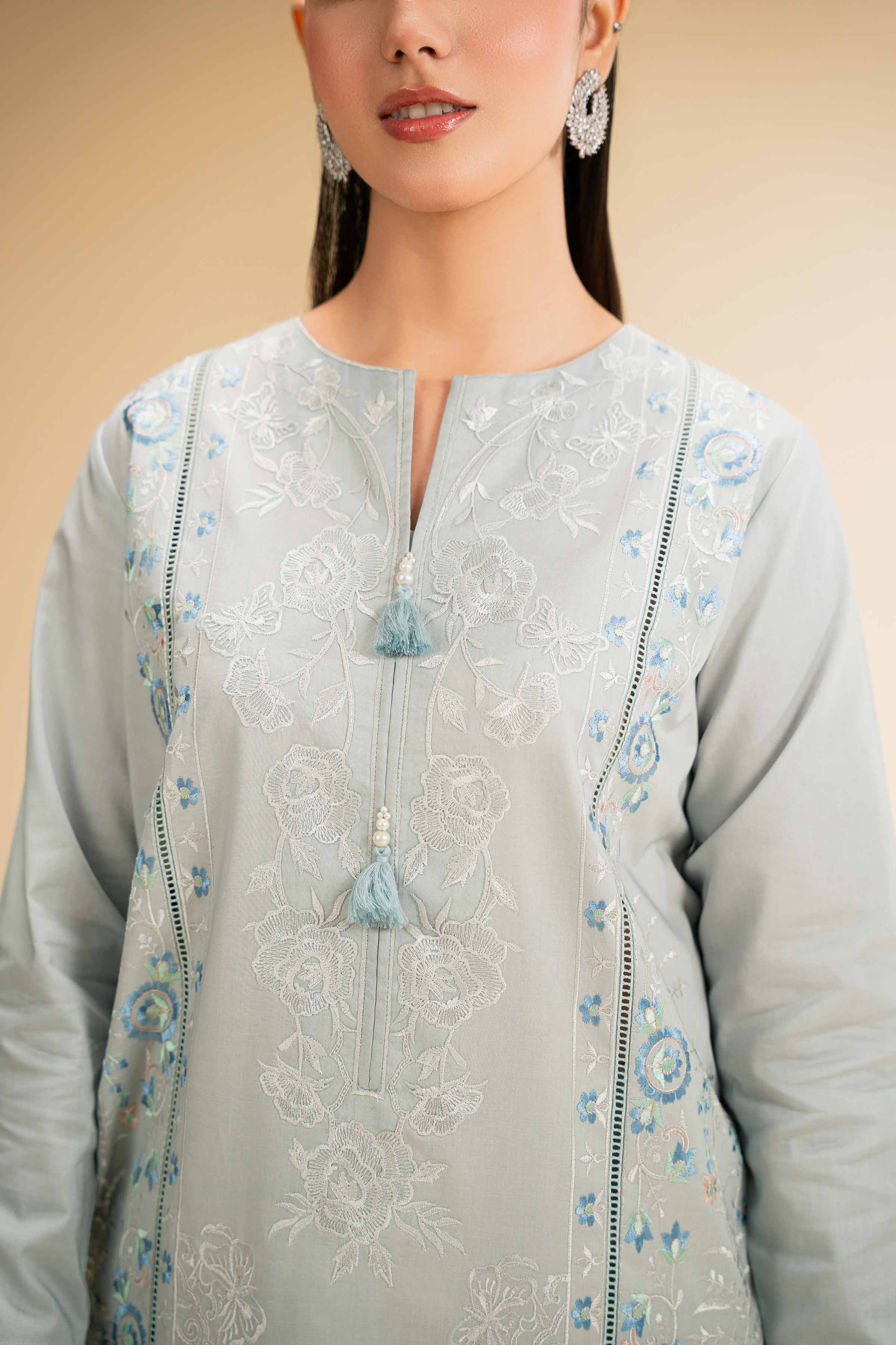 3 Piece - Embroidered Suit - 42501377 for Women - Unstitched Collection | Nishat | Shop Online