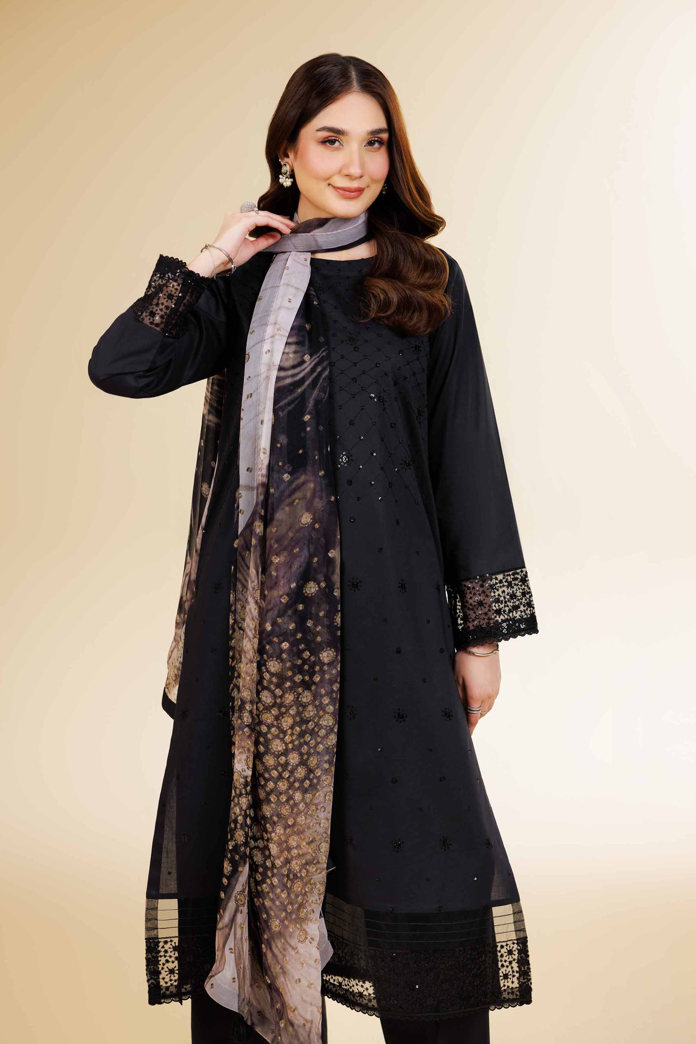 3 Piece - Embroidered Suit - 42501378 for Women - Unstitched Collection | Nishat | Shop Online