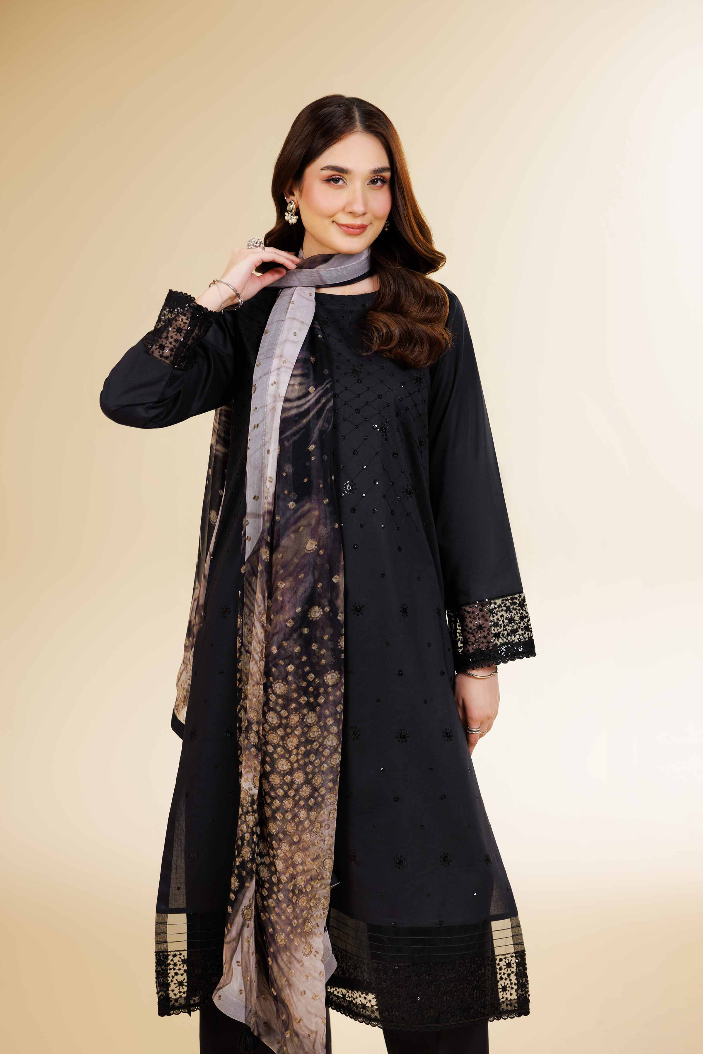 3 Piece - Embroidered Suit - 42501378 for Women - Unstitched Collection | Nishat | Shop Online