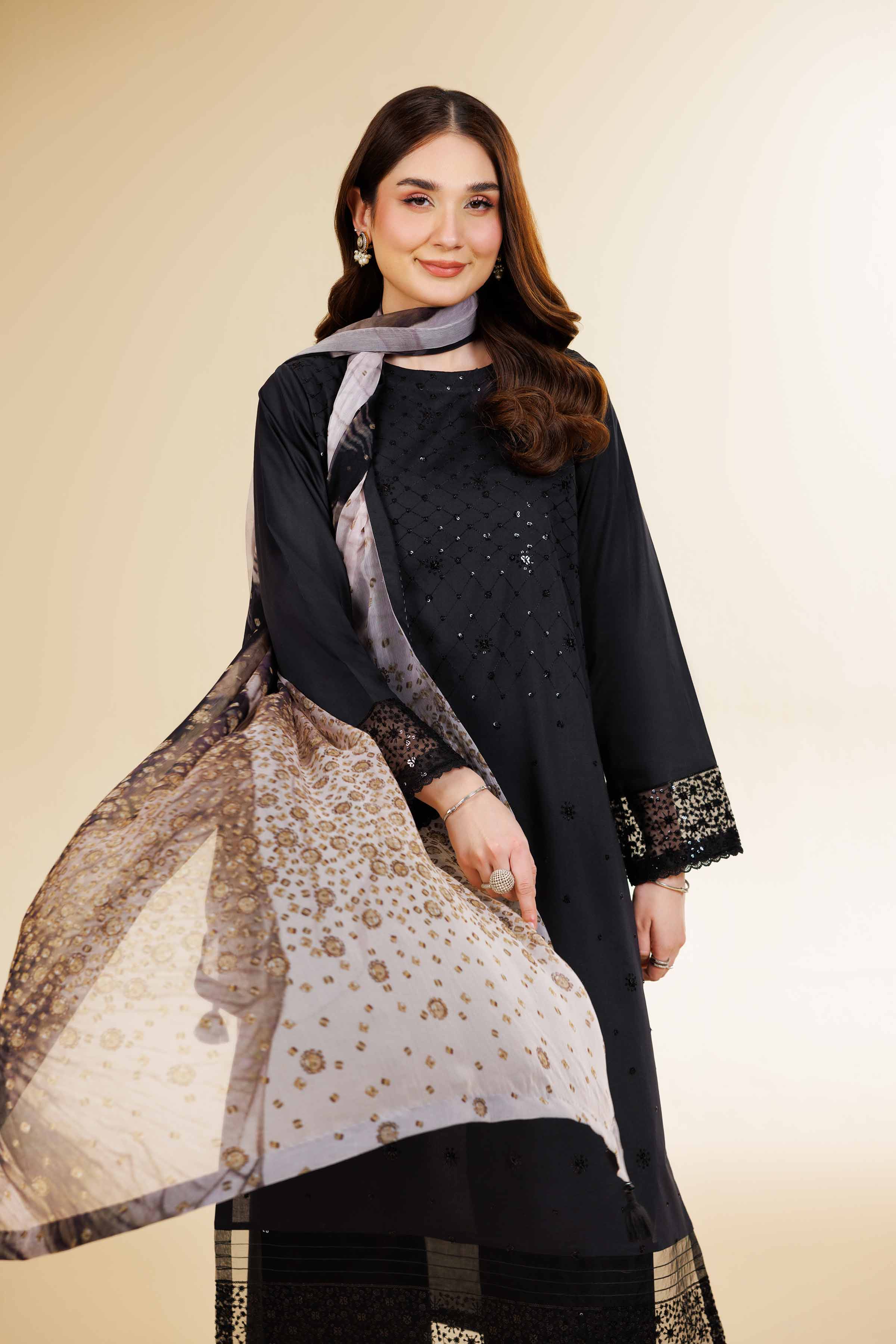 3 Piece - Embroidered Suit - 42501378 for Women - Unstitched Collection | Nishat | Shop Online