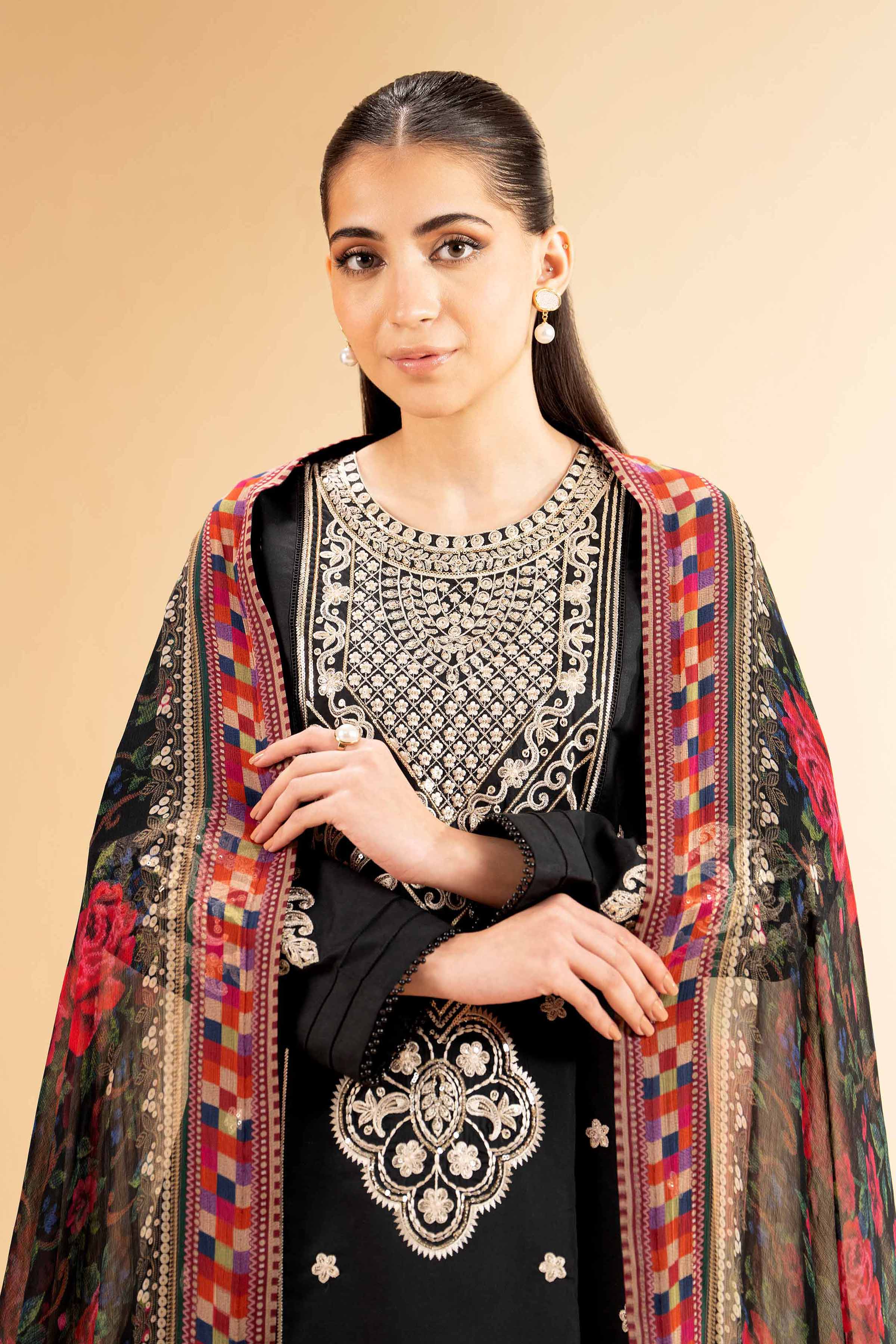 3 Piece - Embroidered Suit - 42501379 for Women - Unstitched Collection | Nishat | Shop Online