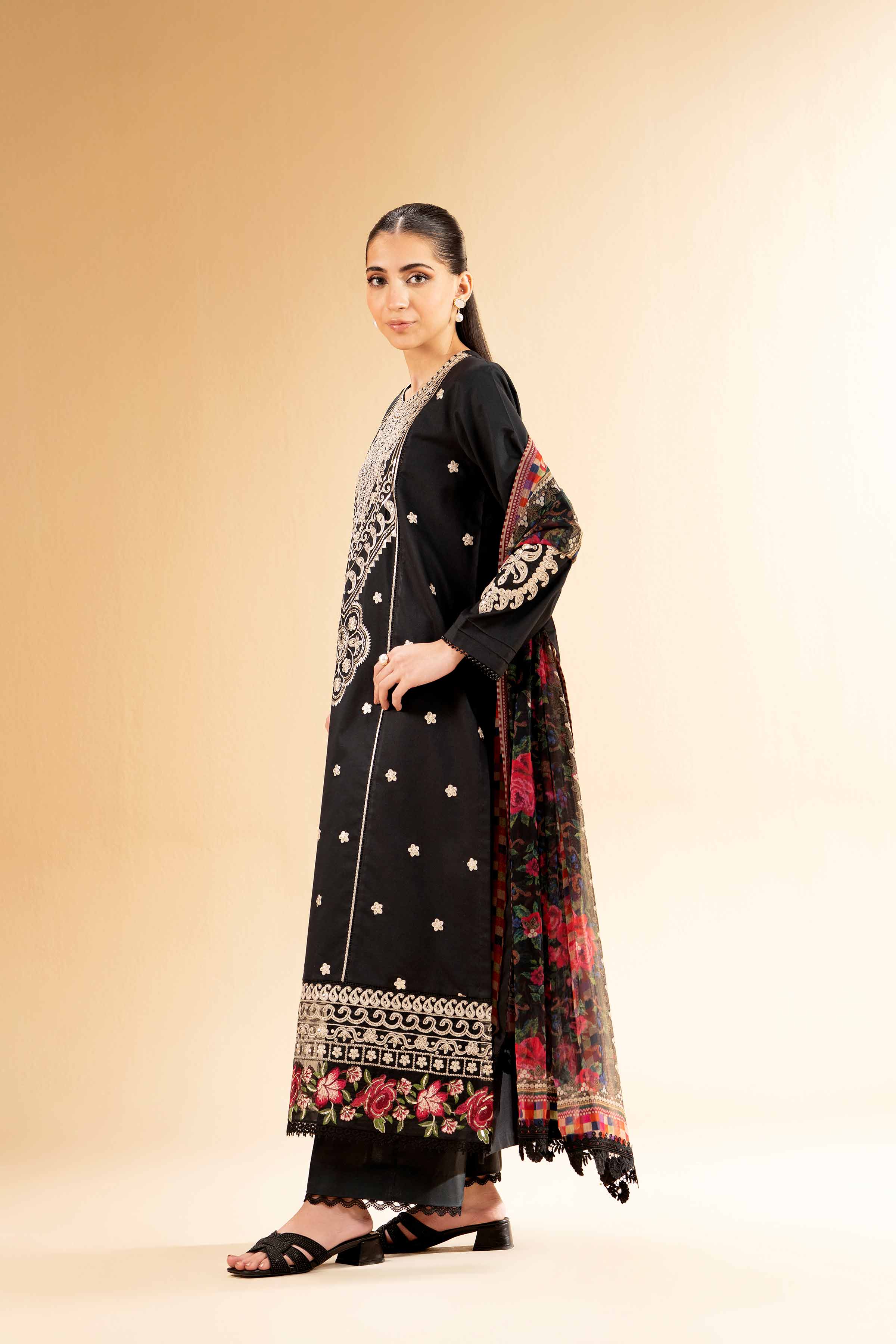 3 Piece - Embroidered Suit - 42501379 for Women - Unstitched Collection | Nishat | Shop Online