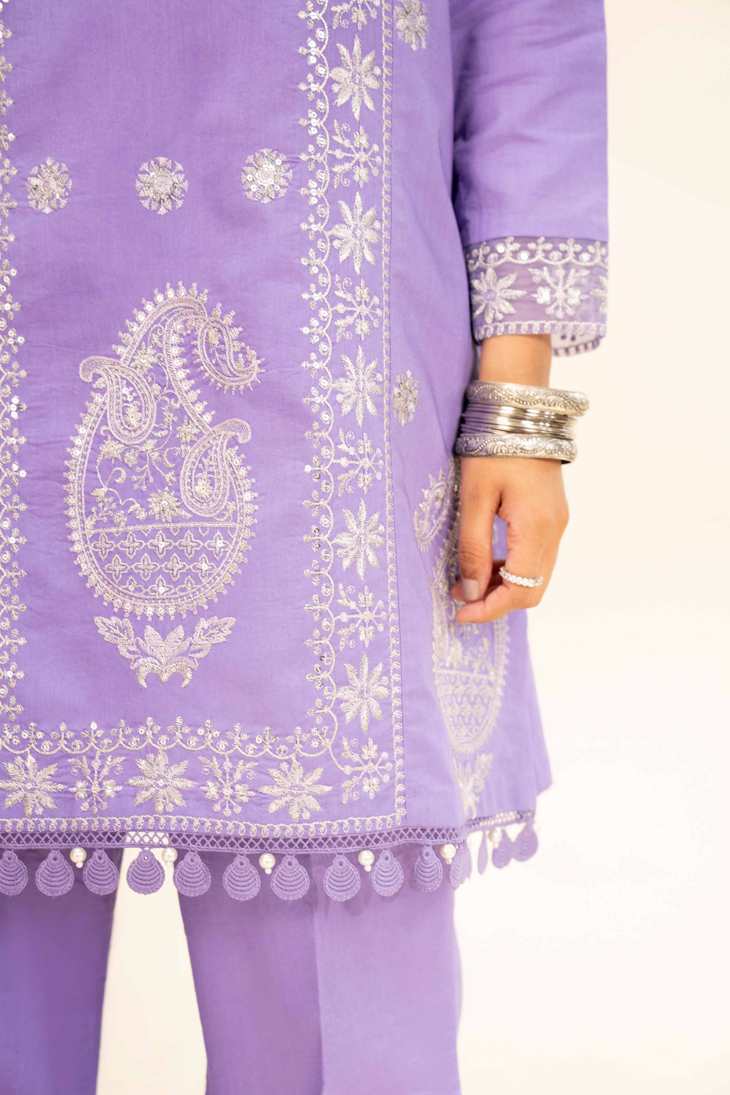 3 Piece - Embroidered Suit - 42501382 for Women - Unstitched Collection | Nishat | Shop Online