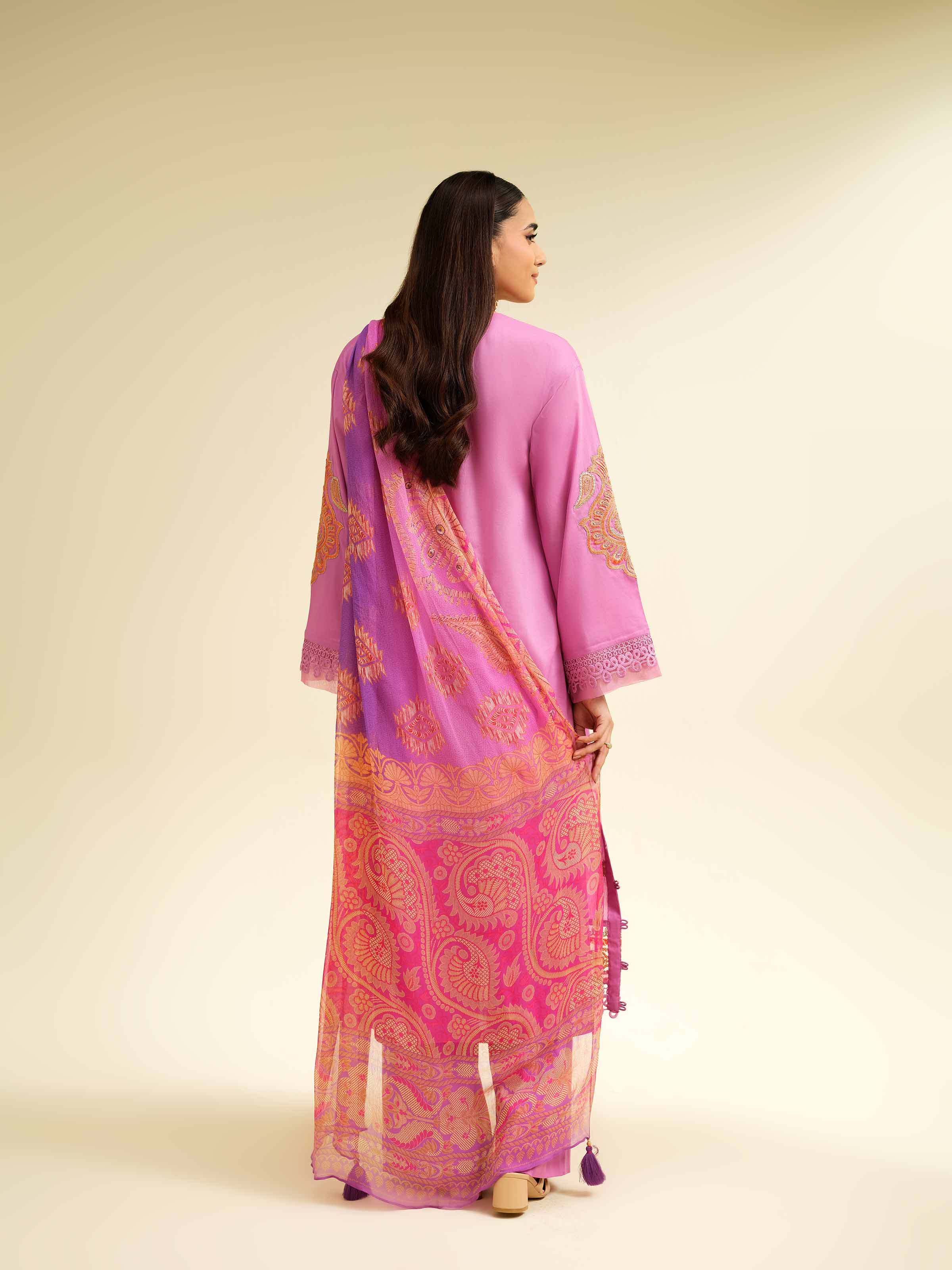 3 Piece - Embroidered Suit - 42501383 for Women - Unstitched Collection | Nishat | Shop Online