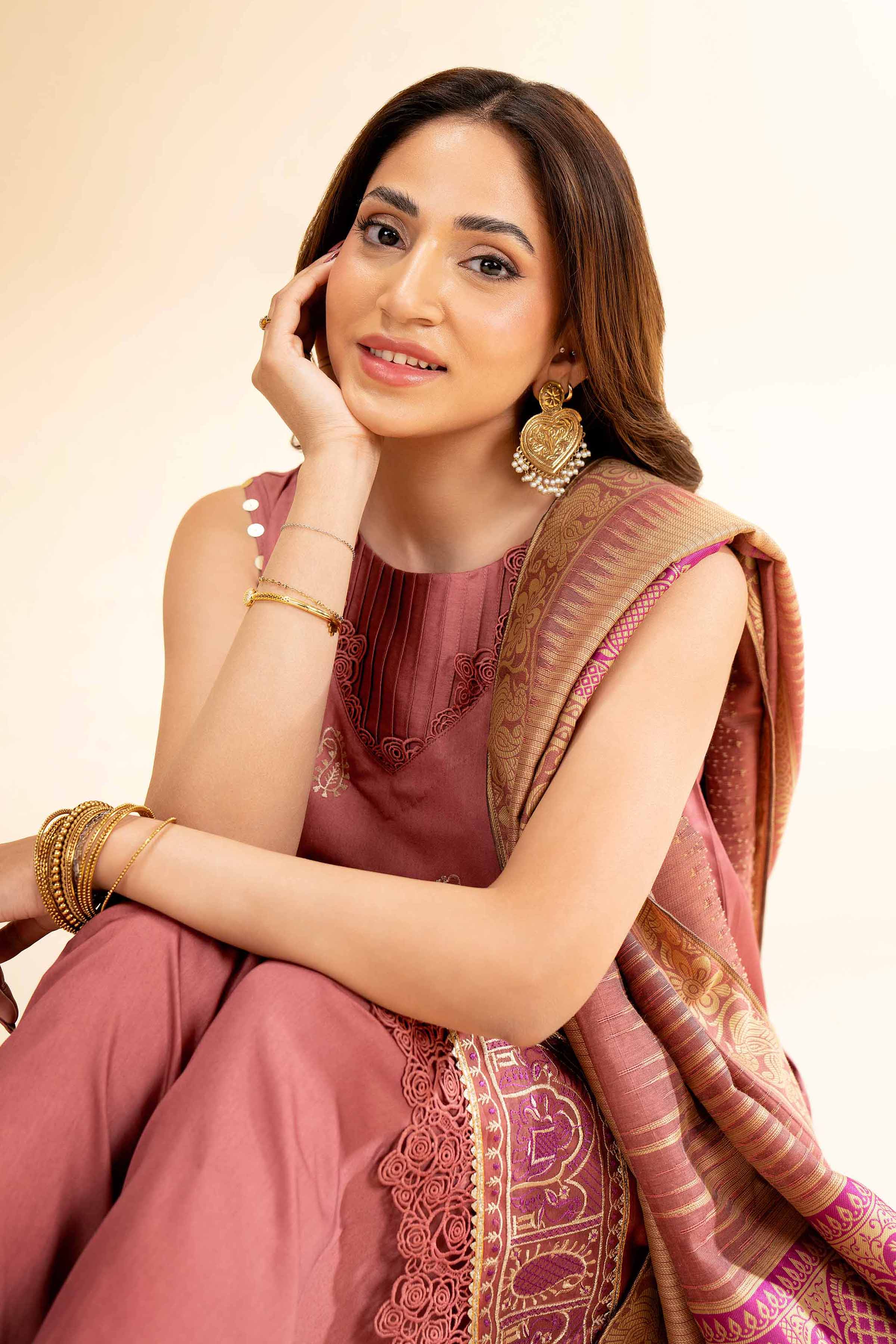 3 Piece - Embroidered Suit - 42501387 for Women - Unstitched Collection | Nishat | Shop Online