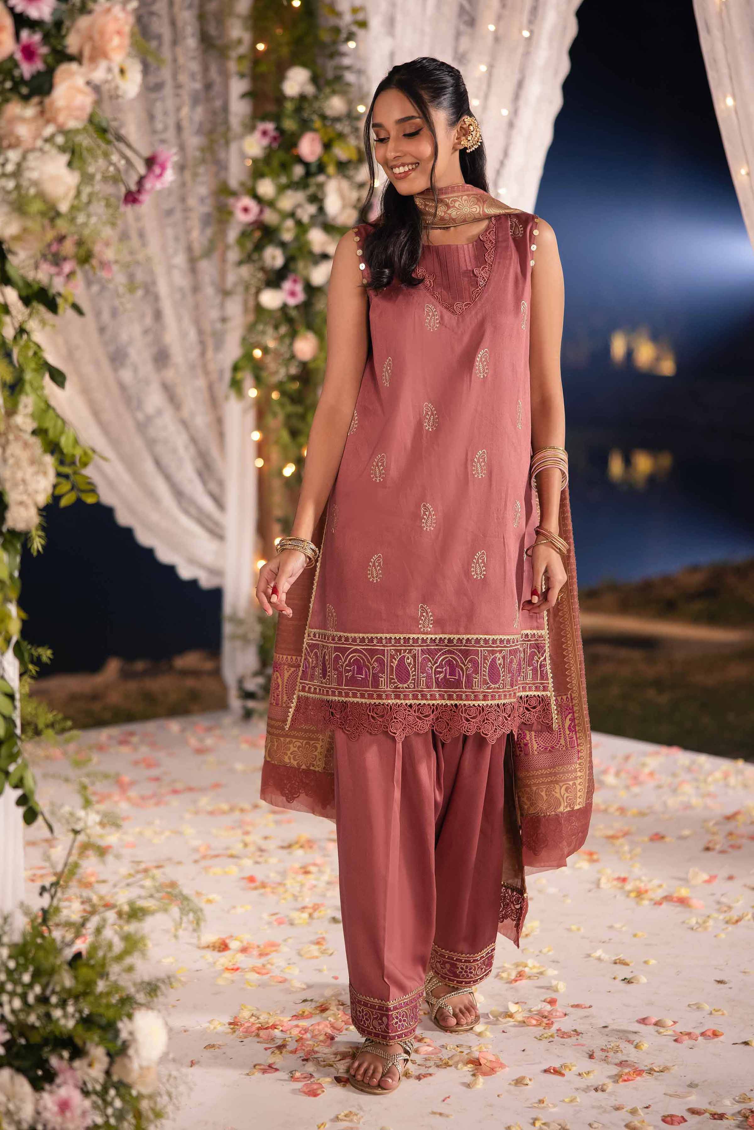 3 Piece - Embroidered Suit - 42501387 for Women - Unstitched Collection | Nishat | Shop Online