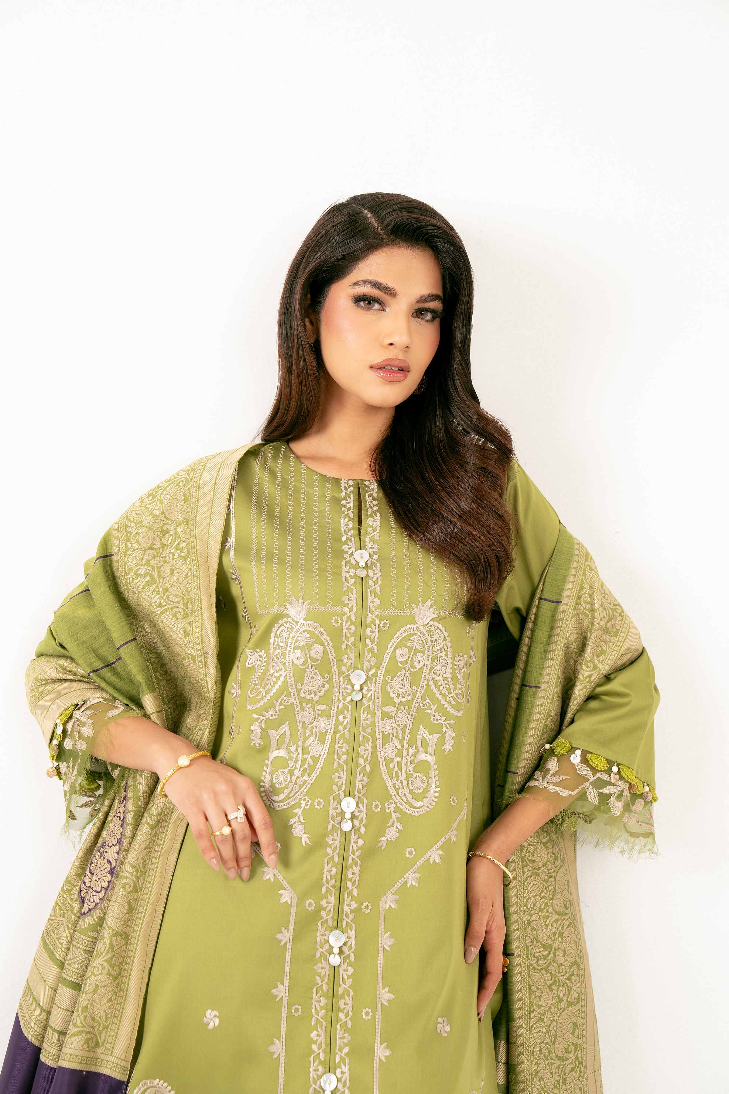 3 Piece - Embroidered Suit - 42501391 for Women - Unstitched Collection | Nishat | Shop Online