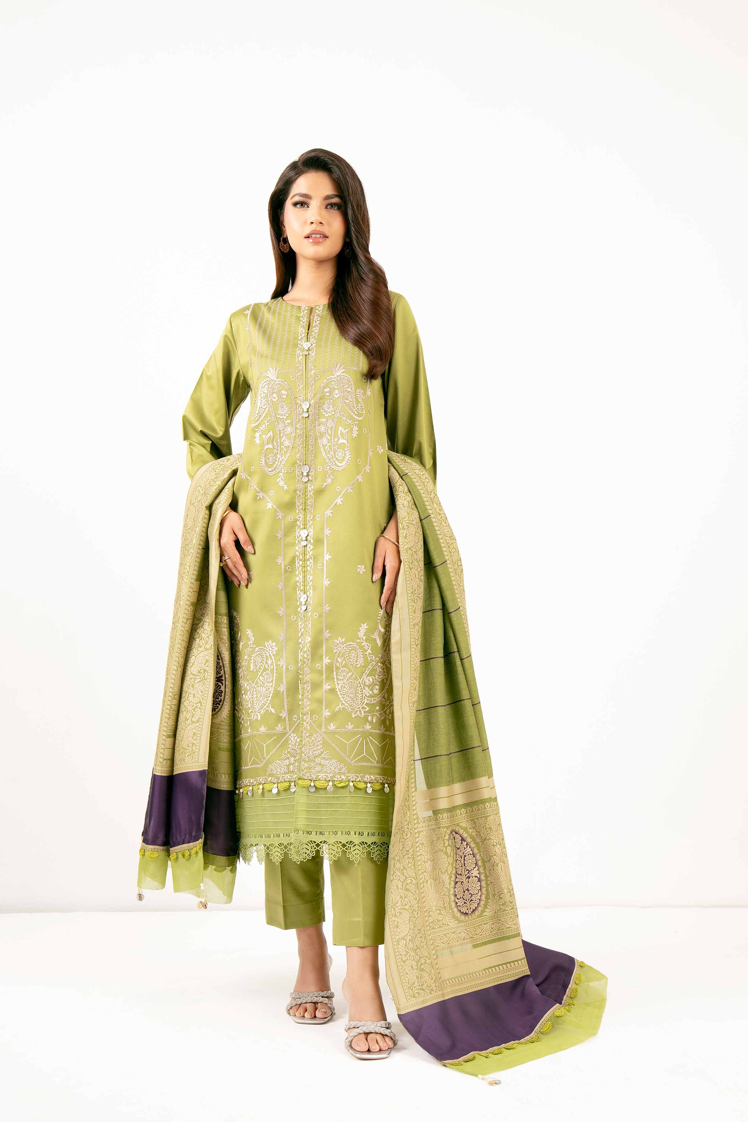 3 Piece - Embroidered Suit - 42501391 for Women - Unstitched Collection | Nishat | Shop Online