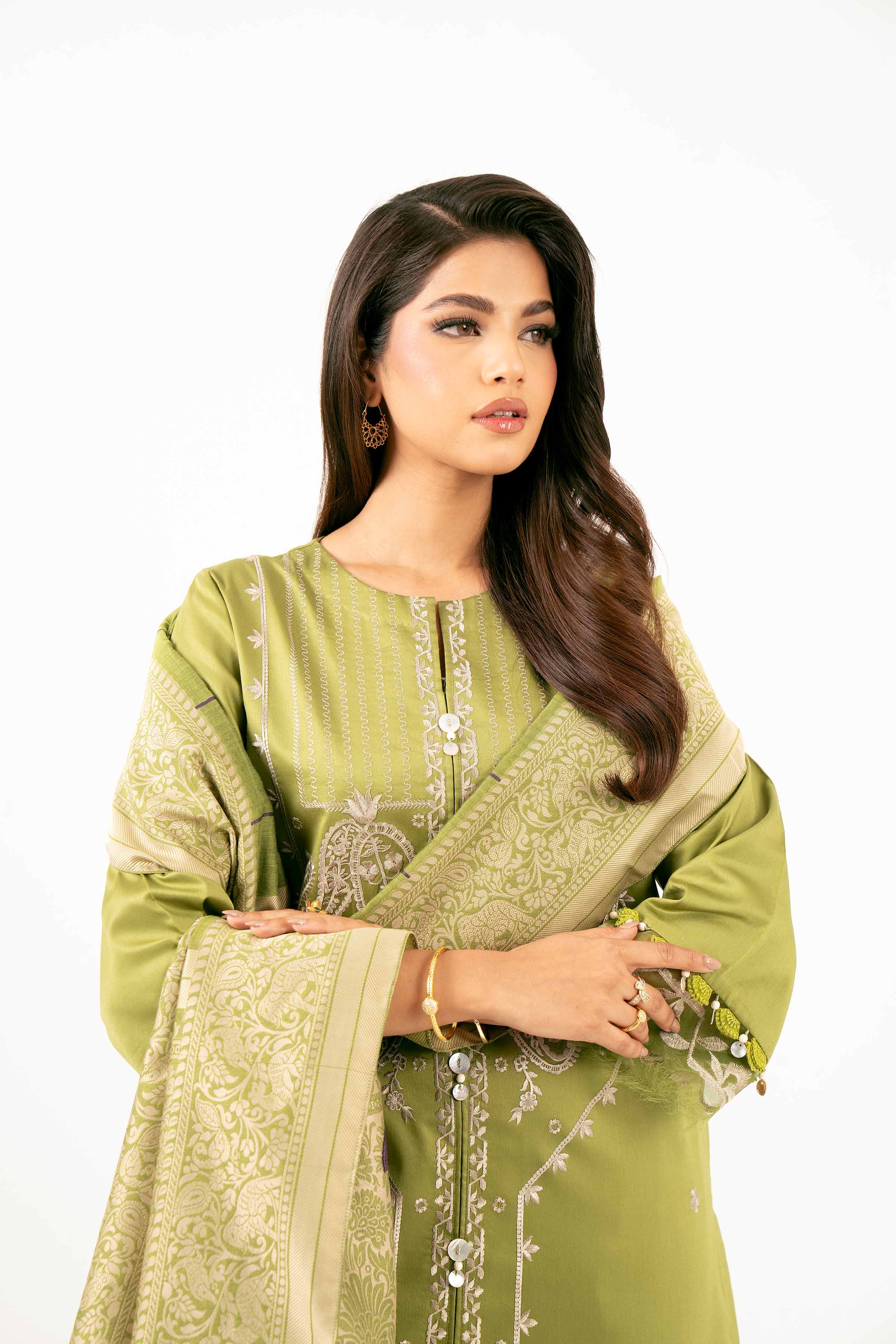 3 Piece - Embroidered Suit - 42501391 for Women - Unstitched Collection | Nishat | Shop Online
