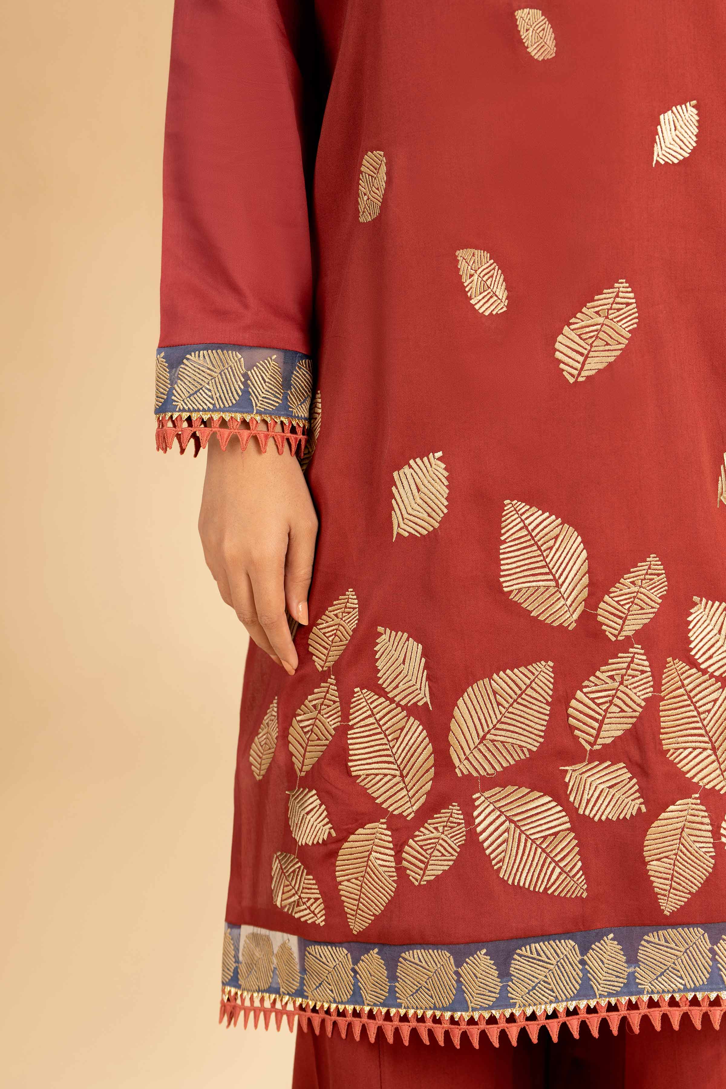 3 Piece - Embroidered Suit - 42501393 for Women - Unstitched Collection | Nishat | Shop Online