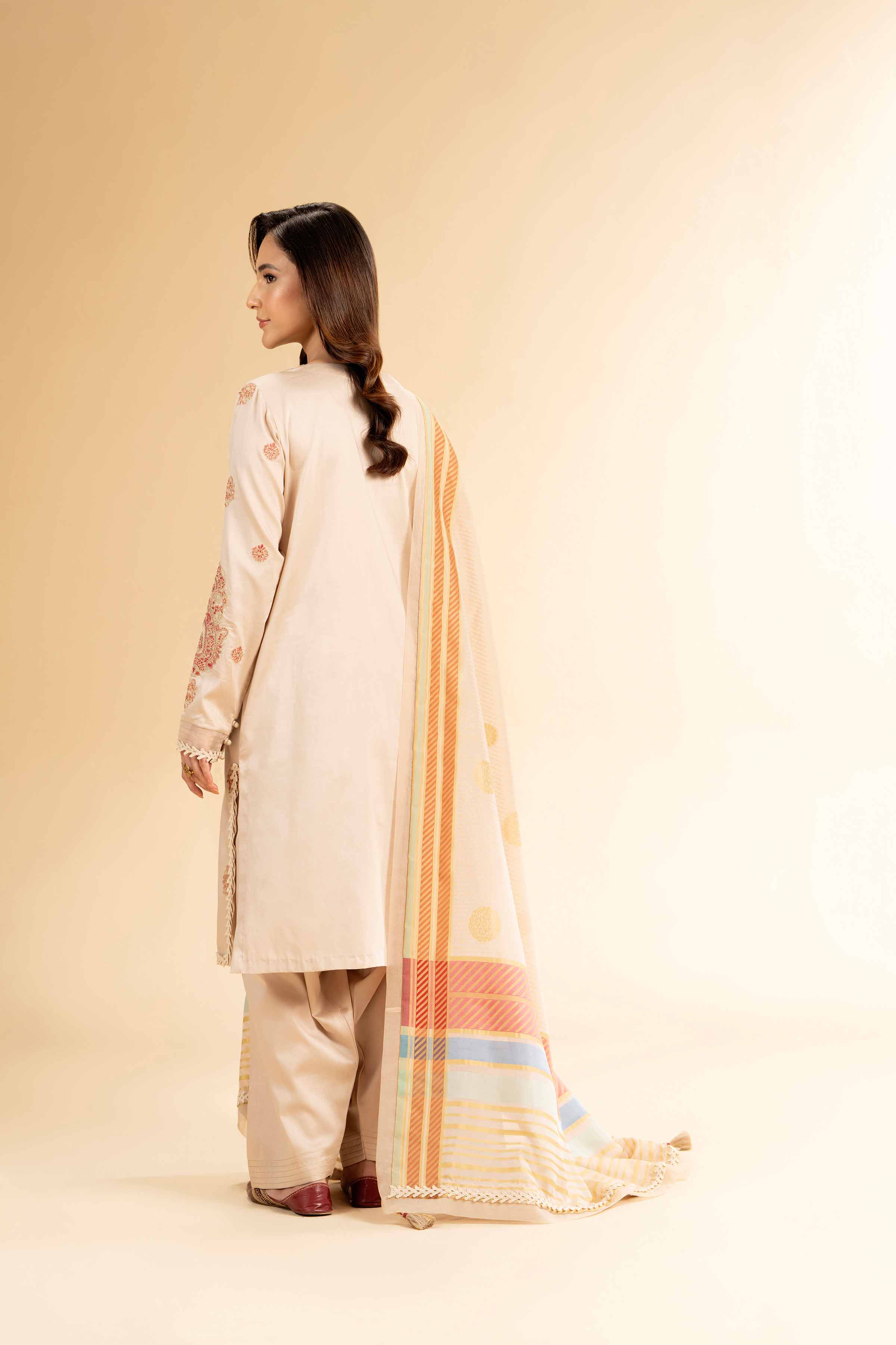 3 Piece - Embroidered Suit - 42501395 for Women - Unstitched Collection | Nishat | Shop Online