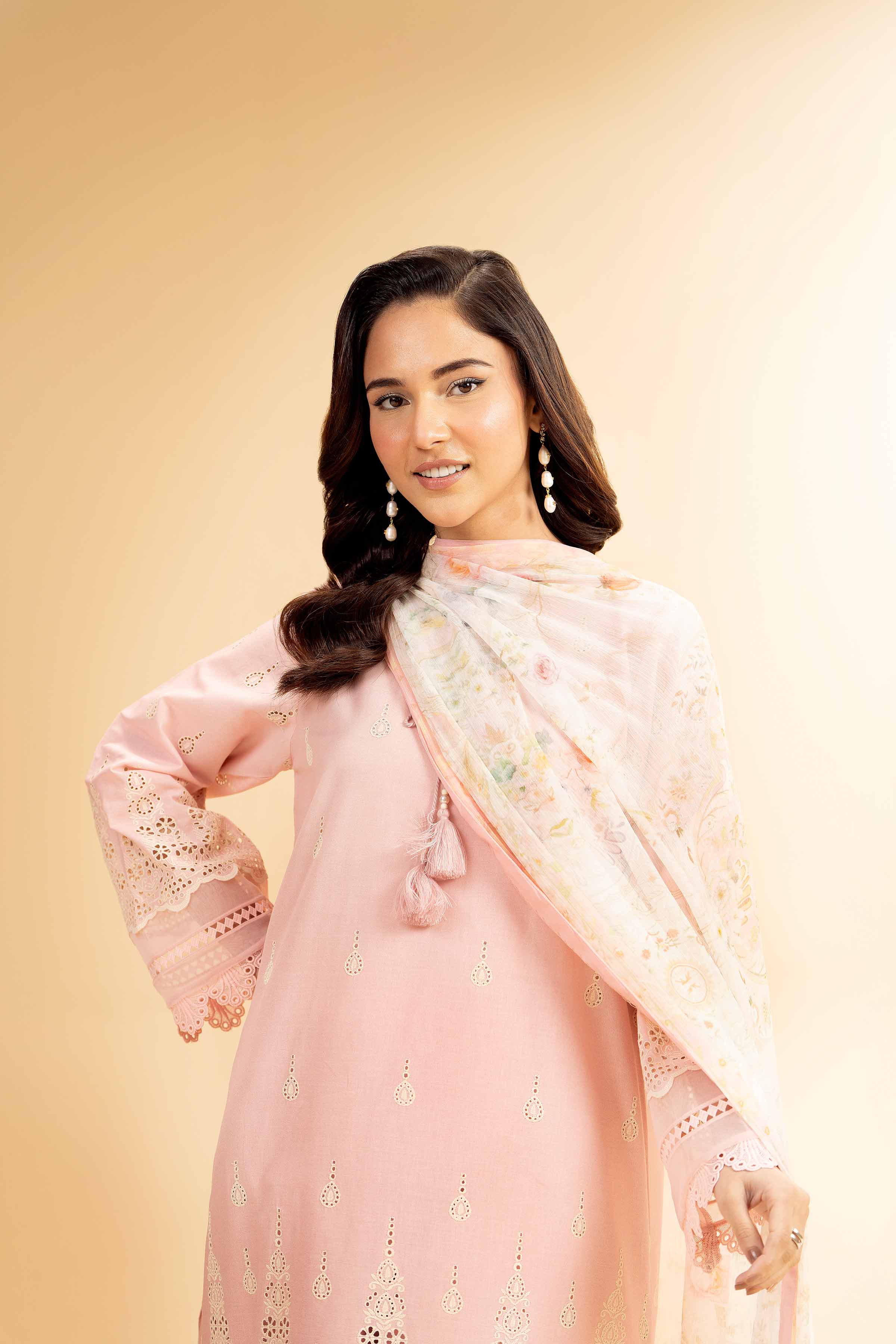 3 Piece - Embroidered Suit - 42501406 for Women - Unstitched Collection | Nishat | Shop Online