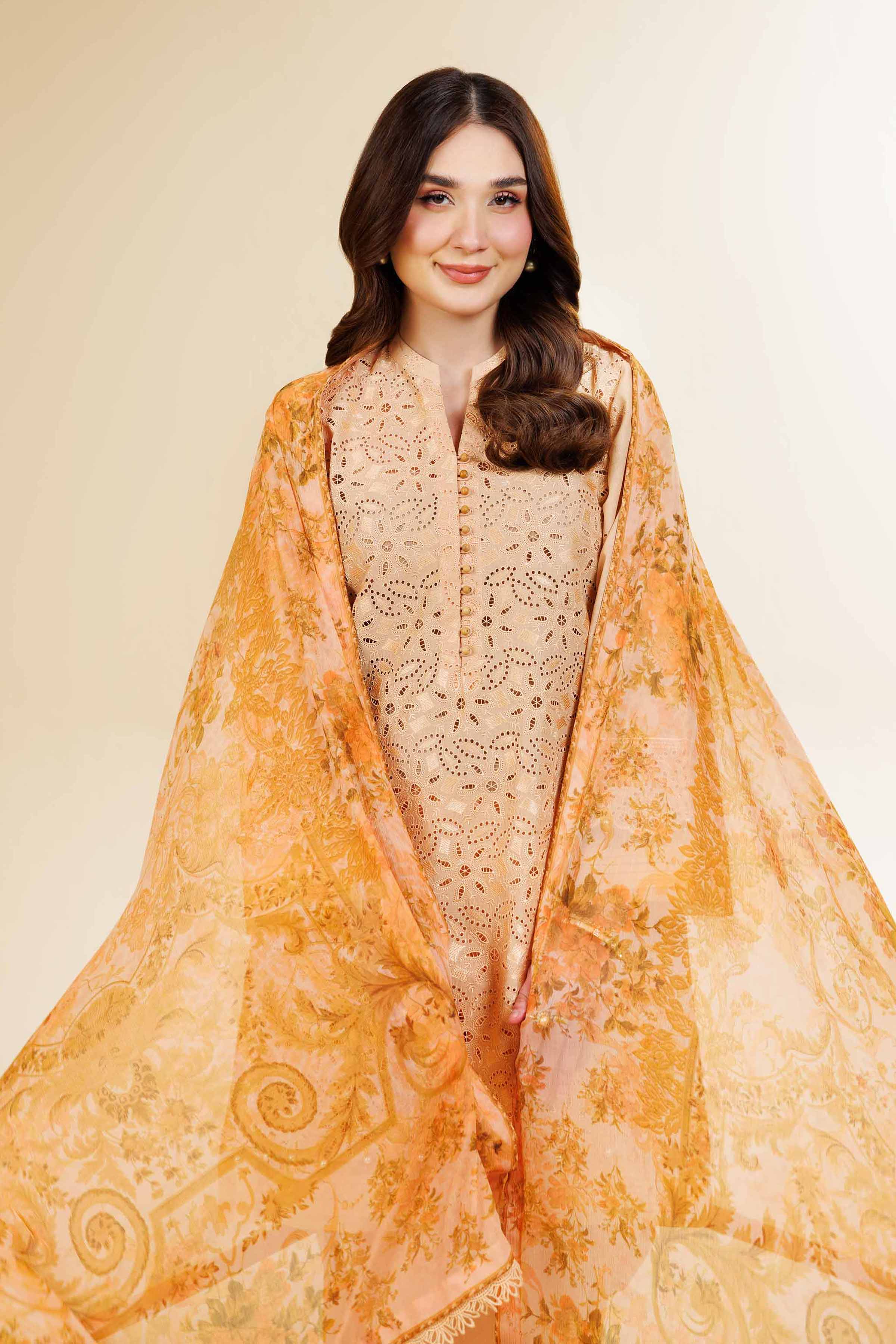 3 Piece - Embroidered Suit - 42501409 for Women - Unstitched Collection | Nishat | Shop Online