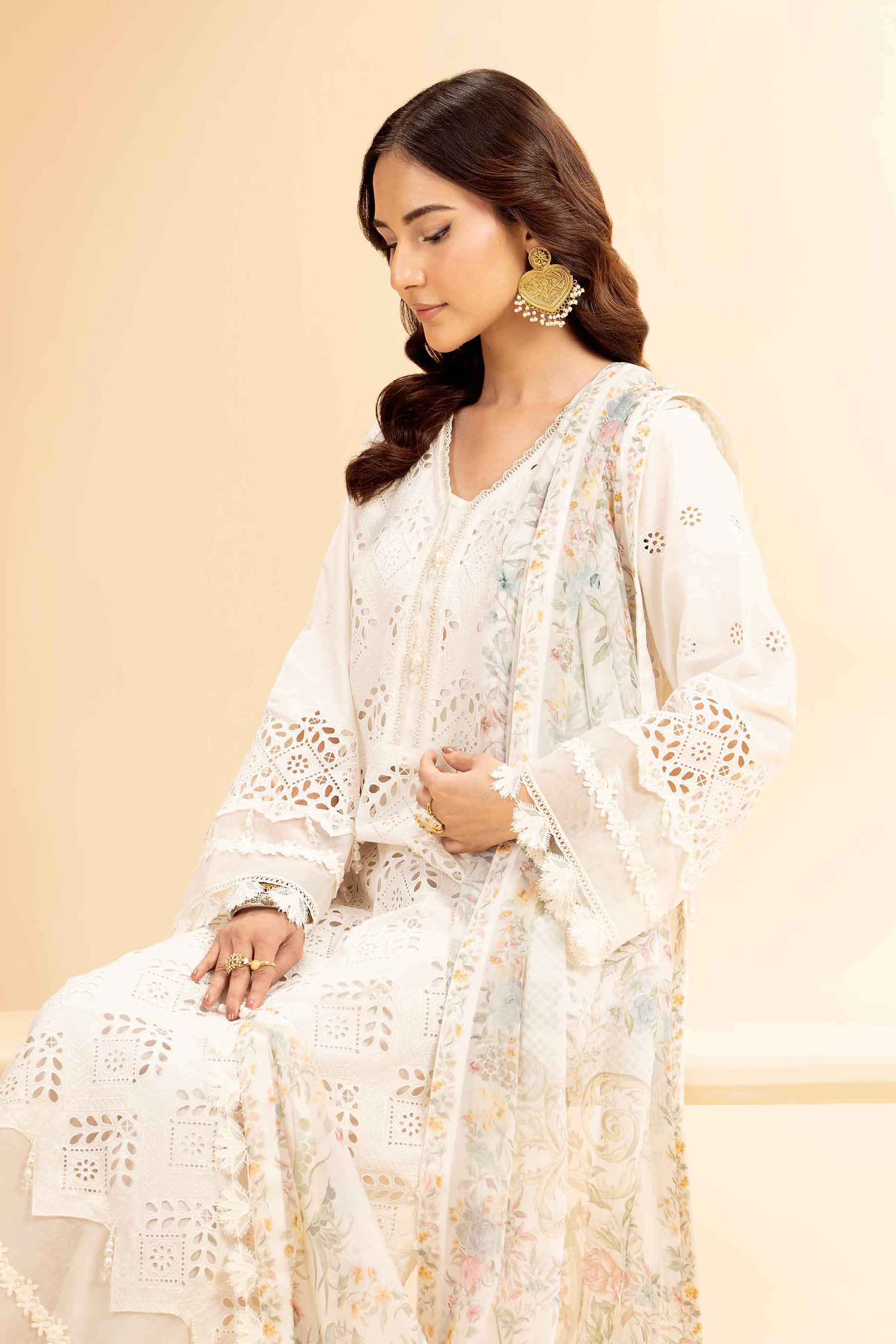 3 Piece - Embroidered Suit - 42501413 for Women - Unstitched Collection | Nishat | Shop Online