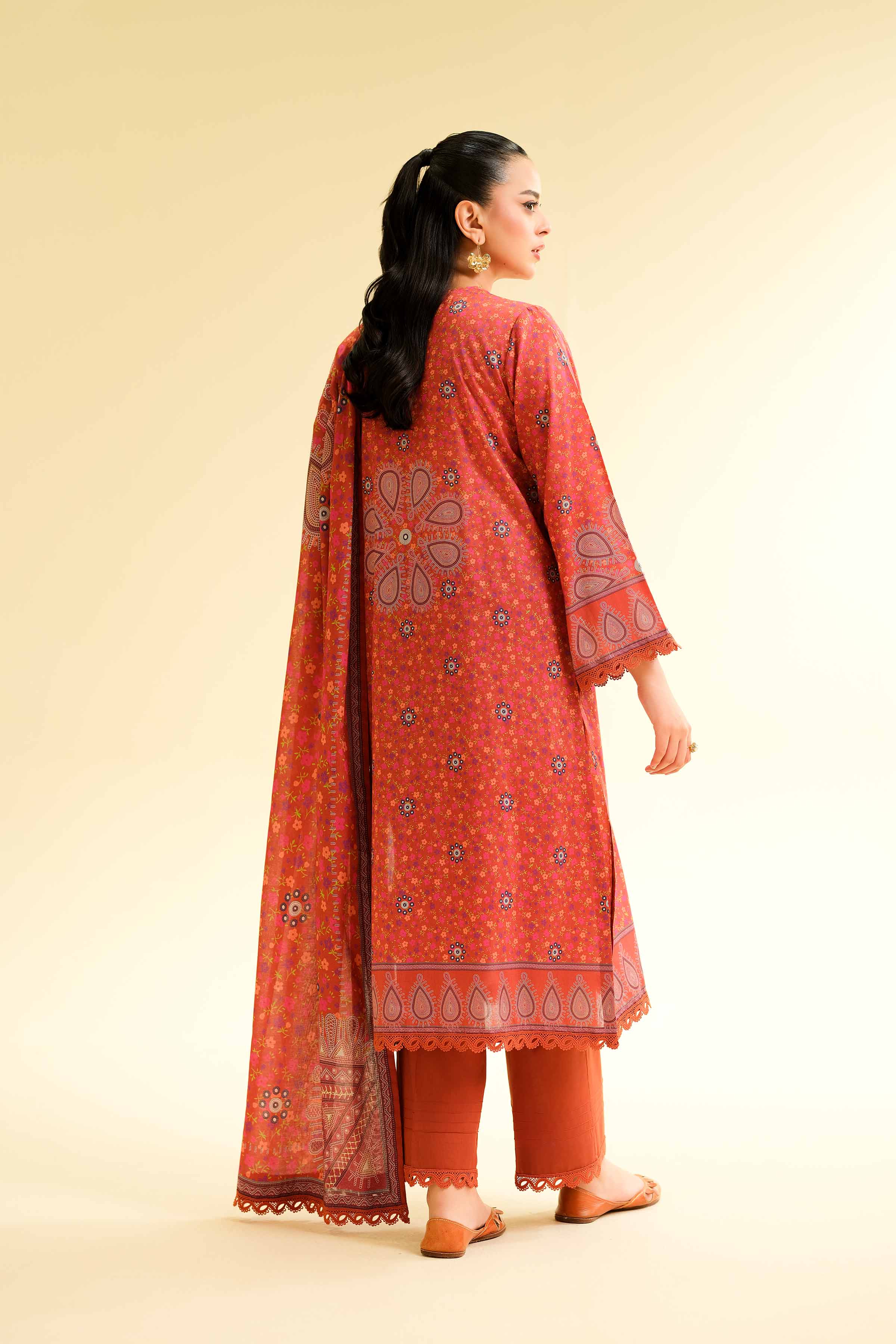 3 Piece - Digital Printed Embroidered Suit - 42501427 for Women - Unstitched Collection | Nishat | Shop Online
