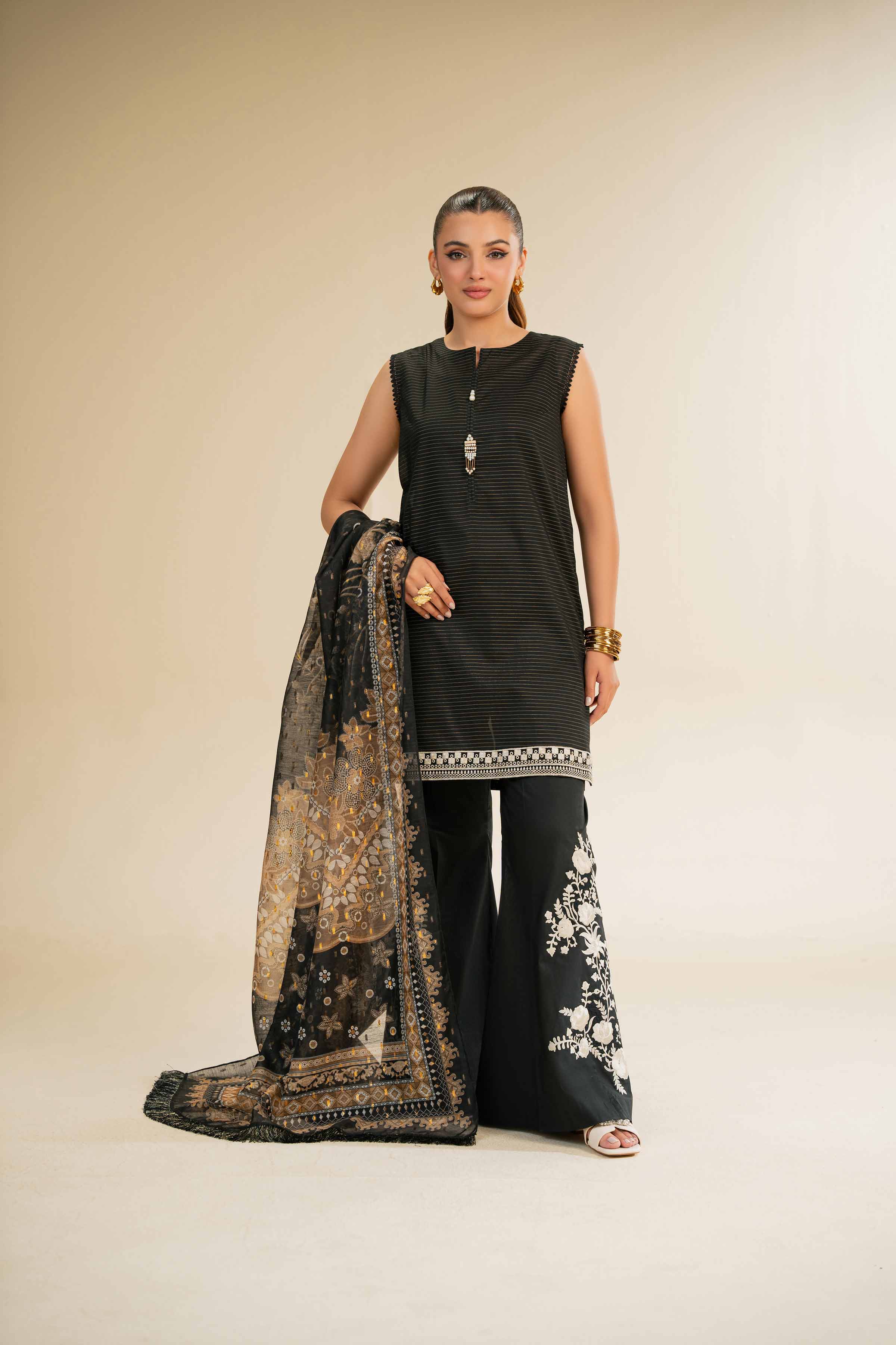 3 Piece - Embroidered Suit - 42501438 for Women - Unstitched Collection | Nishat | Shop Online
