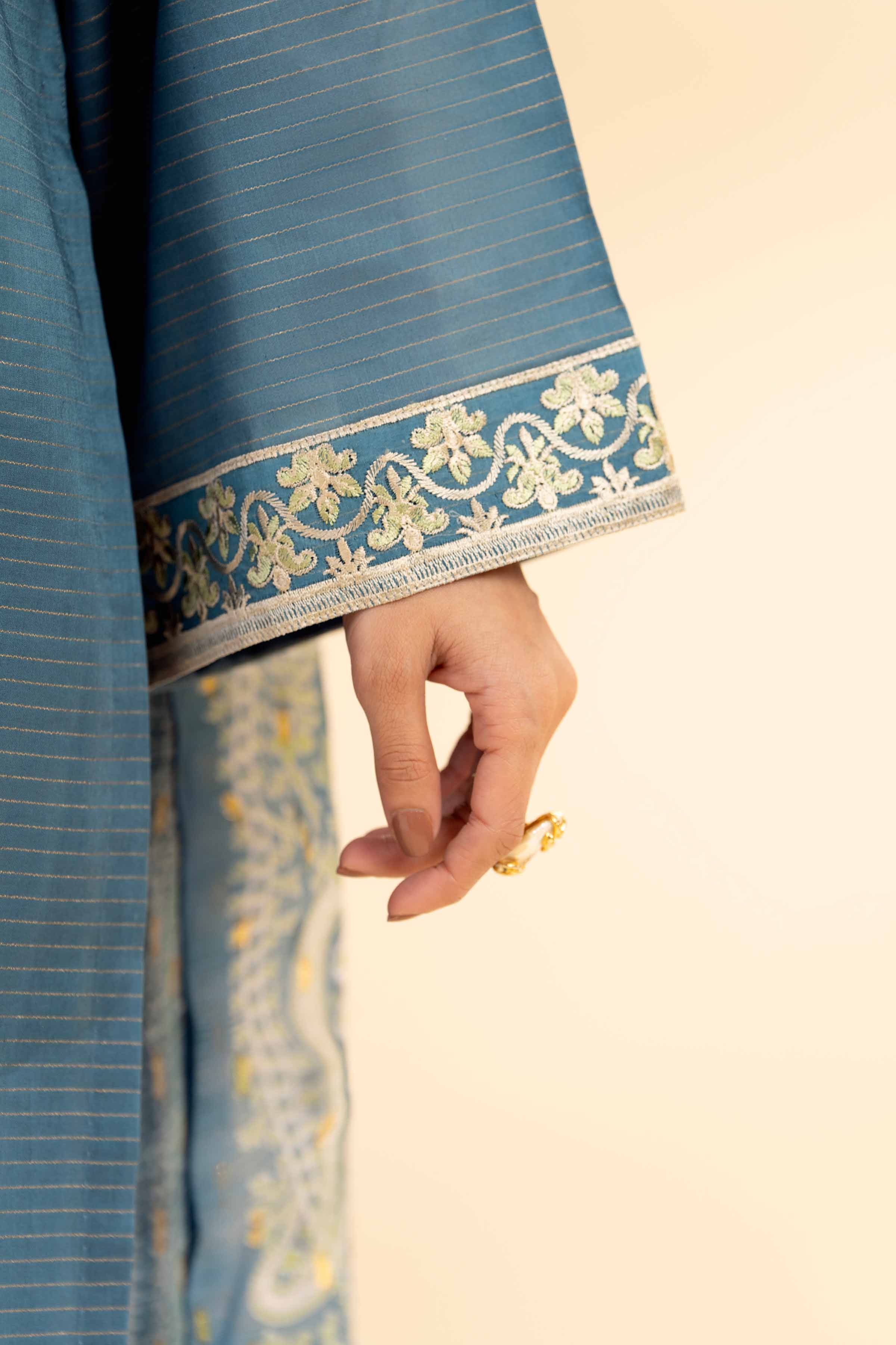 3 Piece - Embroidered Suit - 42501439 for Women - Unstitched Collection | Nishat | Shop Online