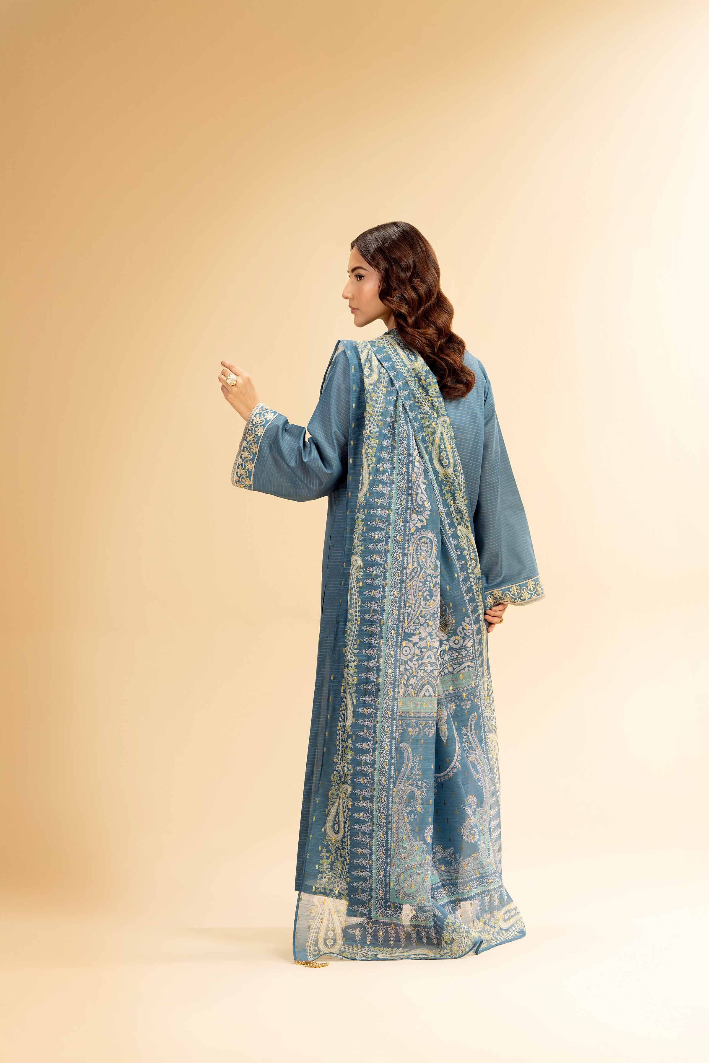3 Piece - Embroidered Suit - 42501439 for Women - Unstitched Collection | Nishat | Shop Online