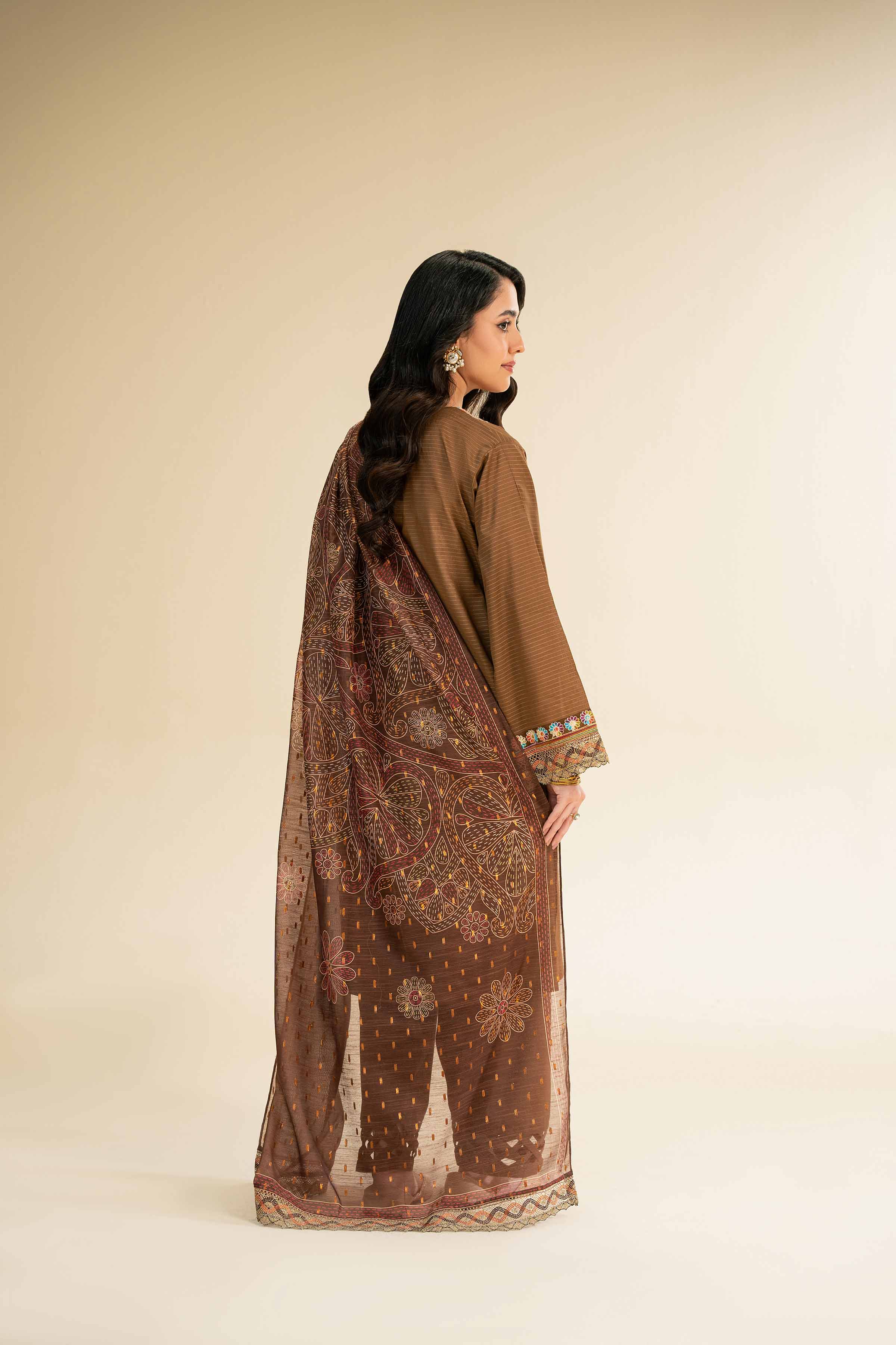 3 Piece - Embroidered Suit - 42501444 for Women - Unstitched Collection | Nishat | Shop Online