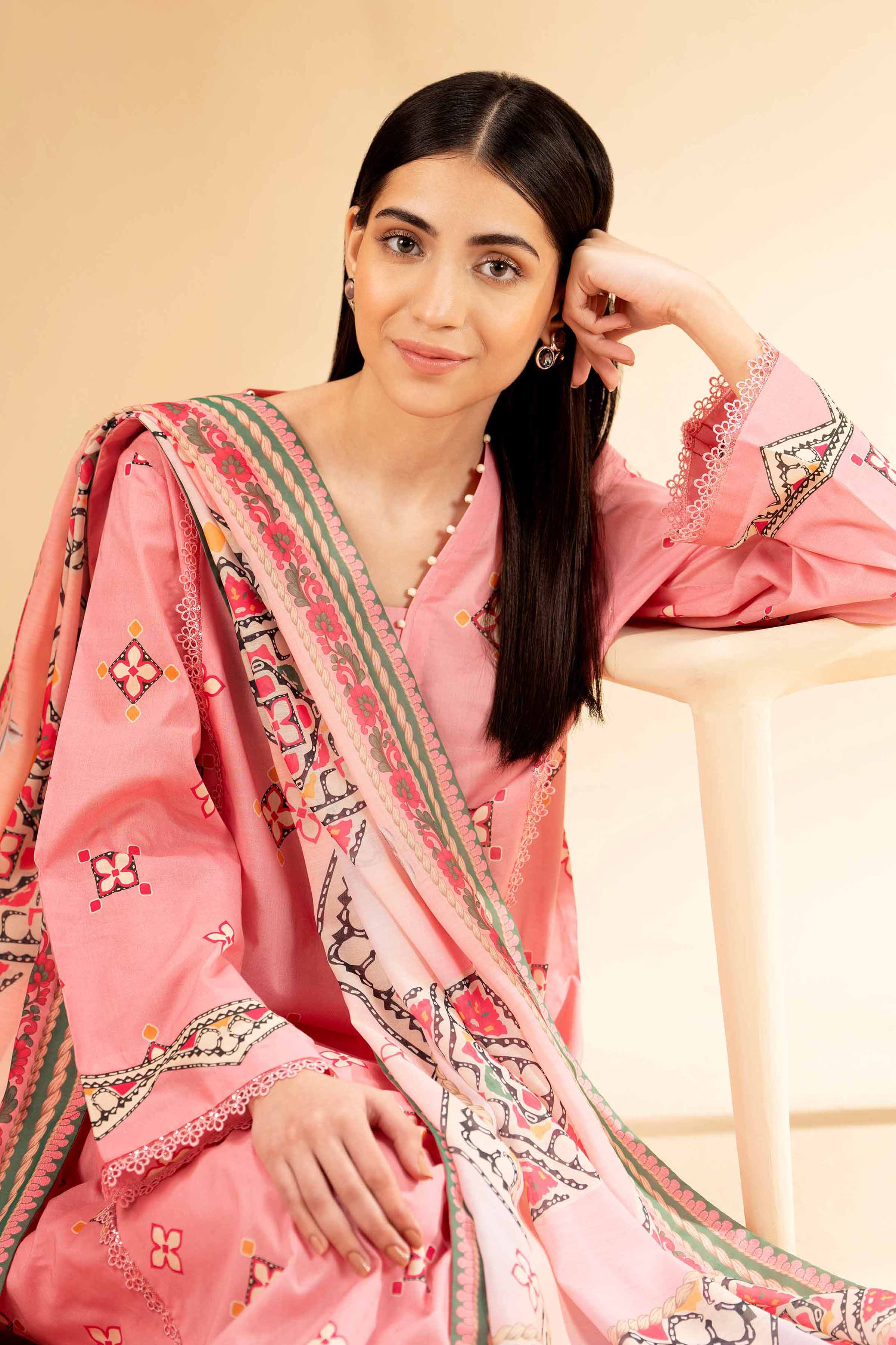 3 Piece - Printed Suit - 42501456 for Women - Unstitched Collection | Nishat | Shop Online