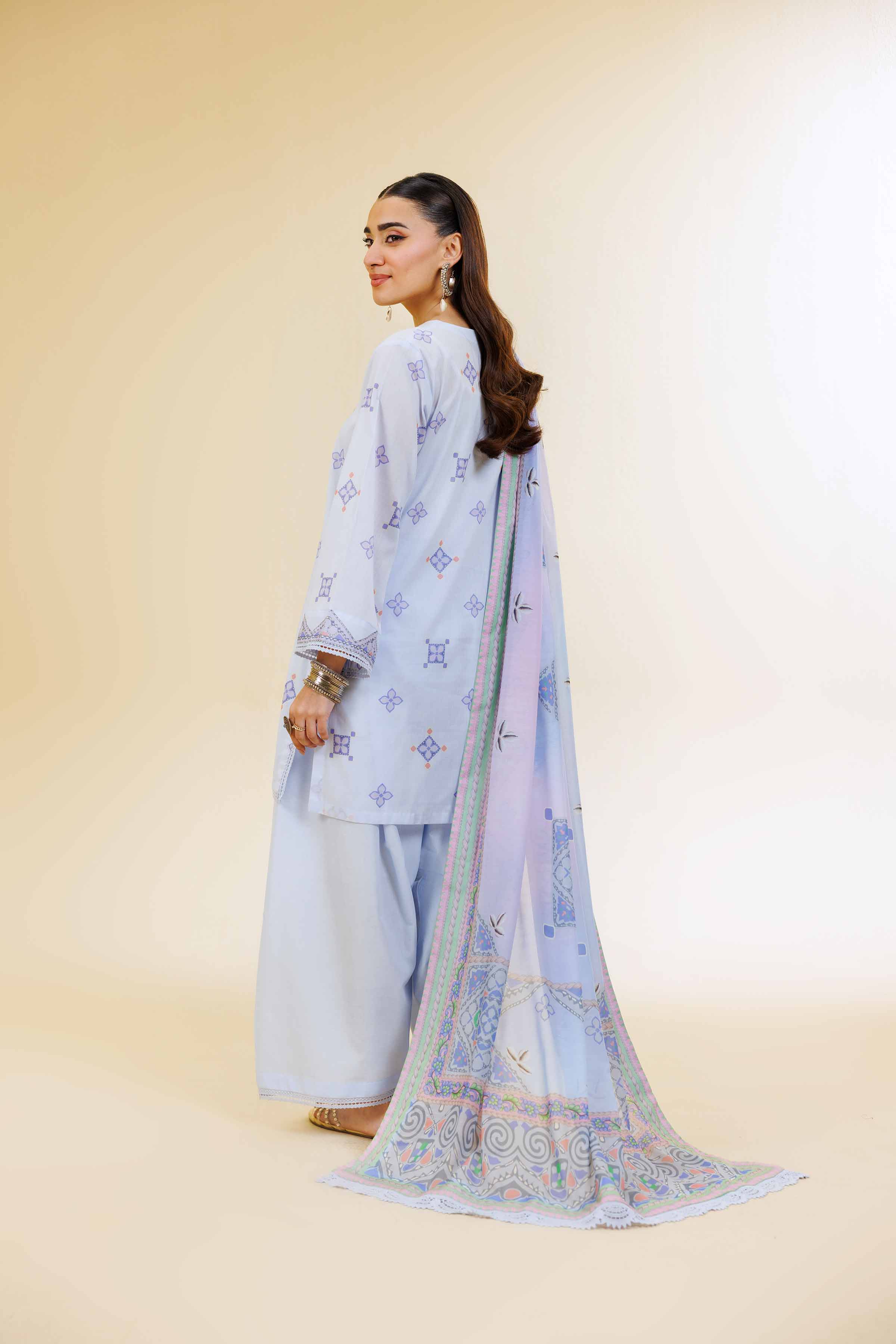 3 Piece - Printed Suit - 42501457 for Women - Unstitched Collection | Nishat | Shop Online