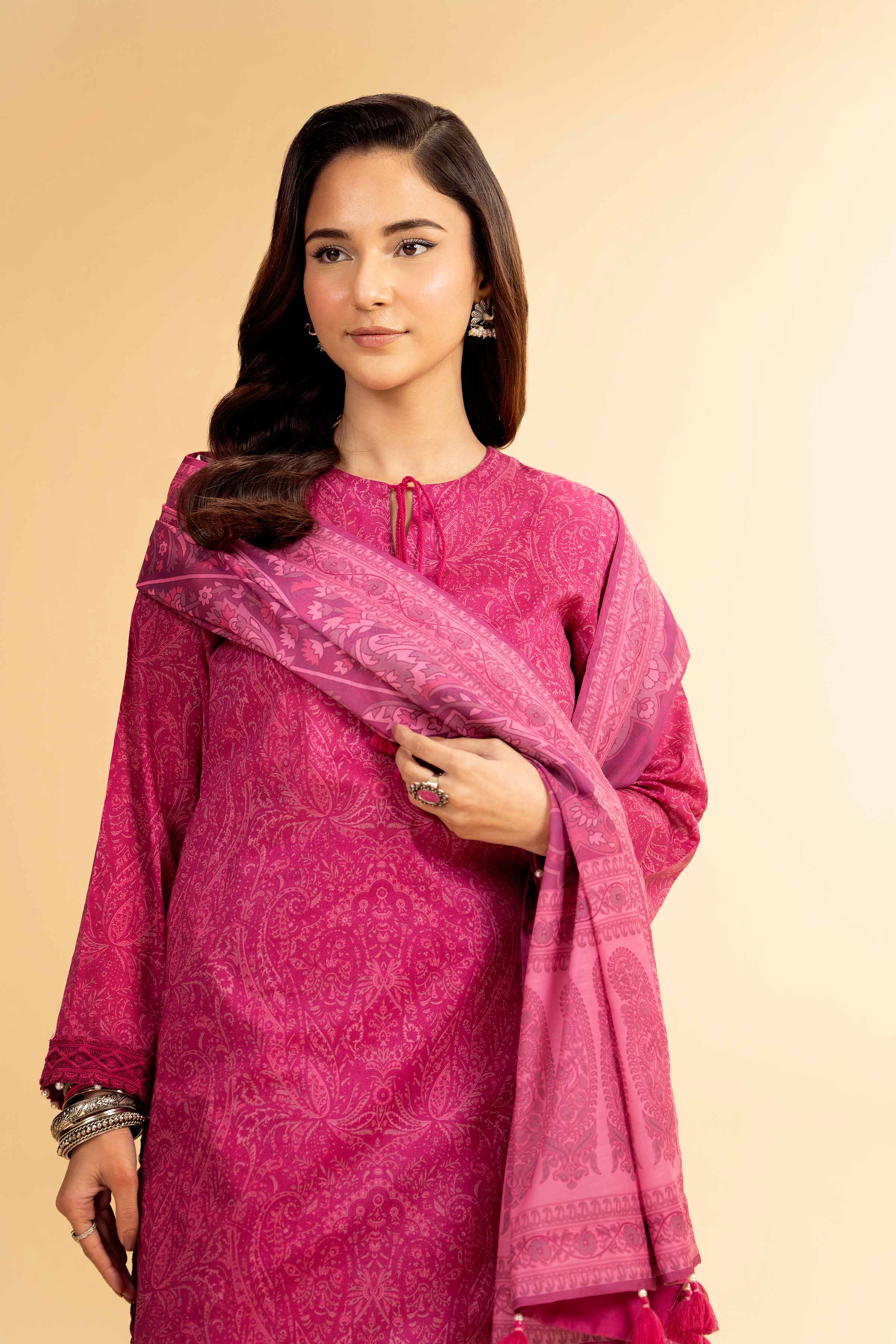 3 Piece - Printed Suit - 42501463 for Women - Unstitched Collection | Nishat | Shop Online