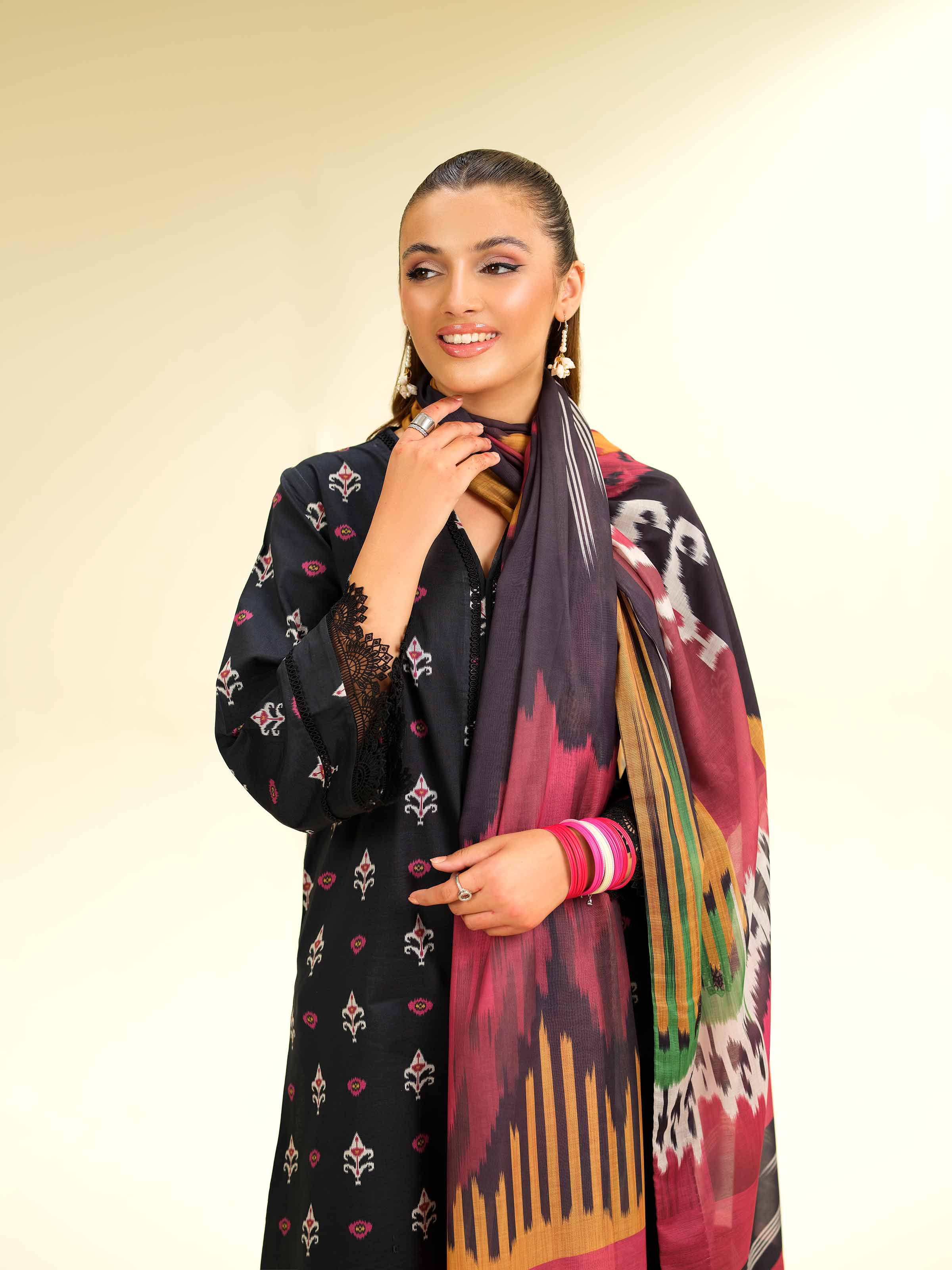 3 Piece - Printed Suit - 42501464 for Women - Unstitched Collection | Nishat | Shop Online