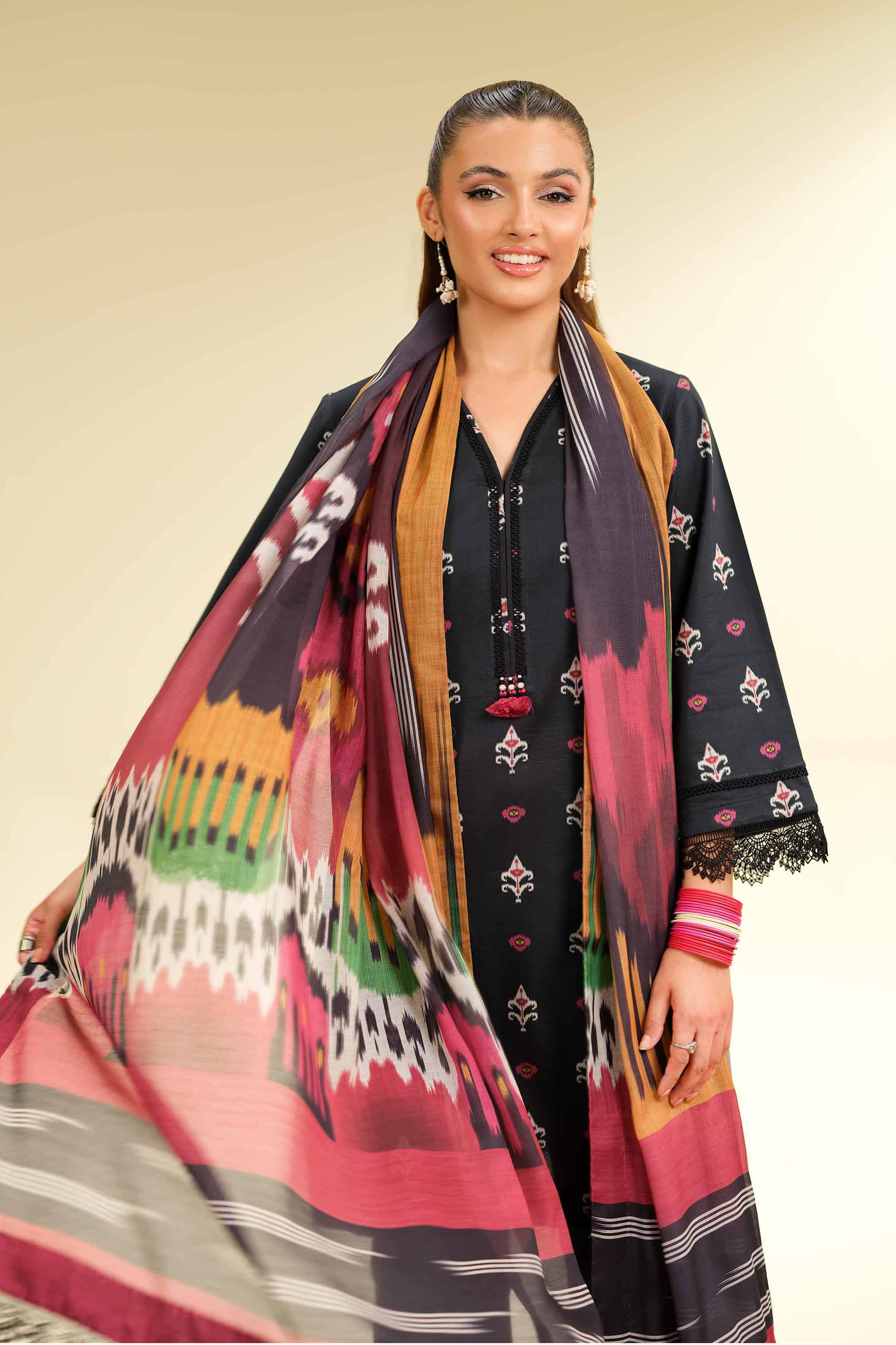 3 Piece - Printed Suit - 42501464 for Women - Unstitched Collection | Nishat | Shop Online