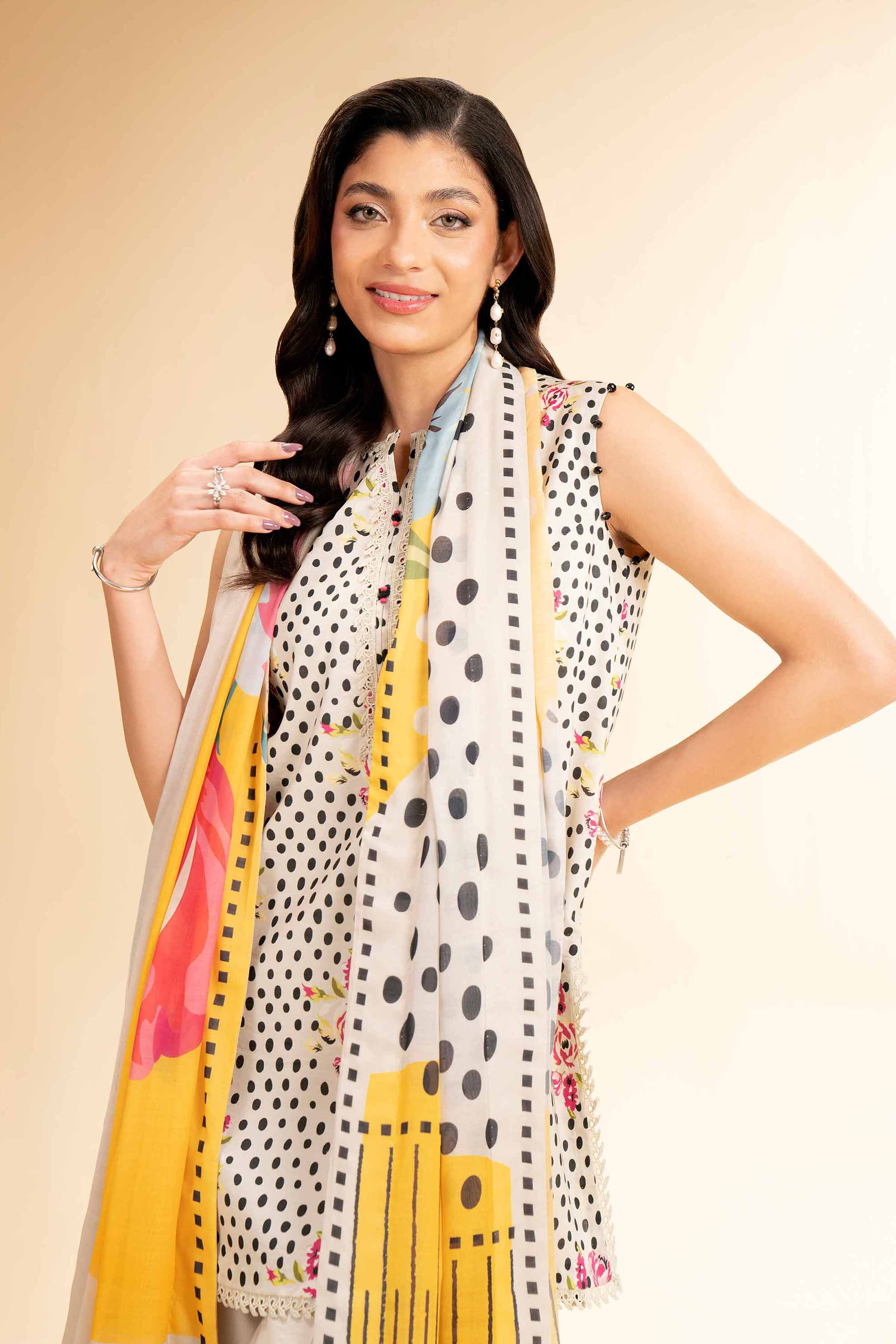 3 Piece - Printed Suit - 42501466 for Women - Unstitched Collection | Nishat | Shop Online