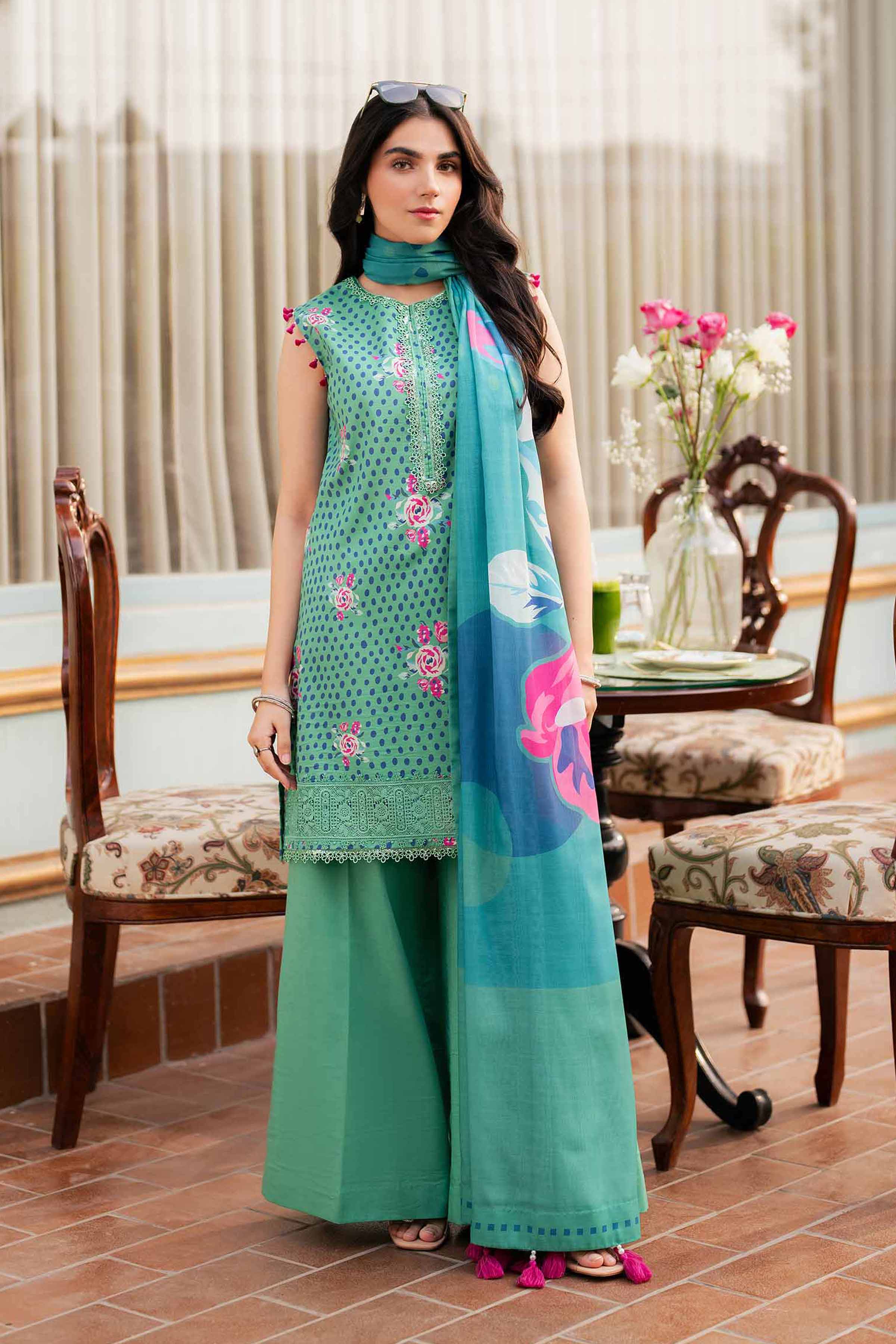 3 Piece - Printed Suit - 42501467 for Women - Unstitched Collection | Nishat | Shop Online