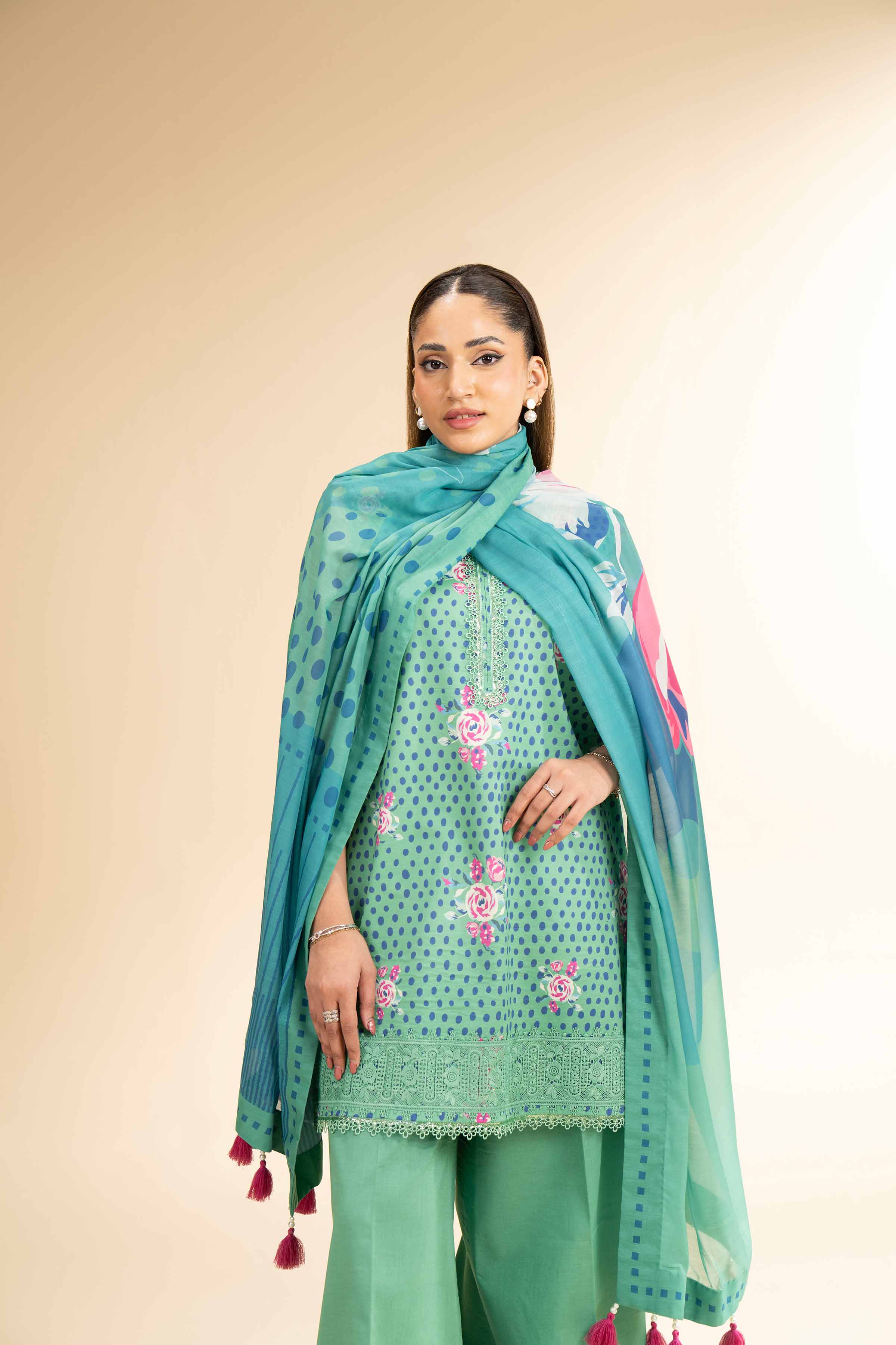 3 Piece - Printed Suit - 42501467 for Women - Unstitched Collection | Nishat | Shop Online
