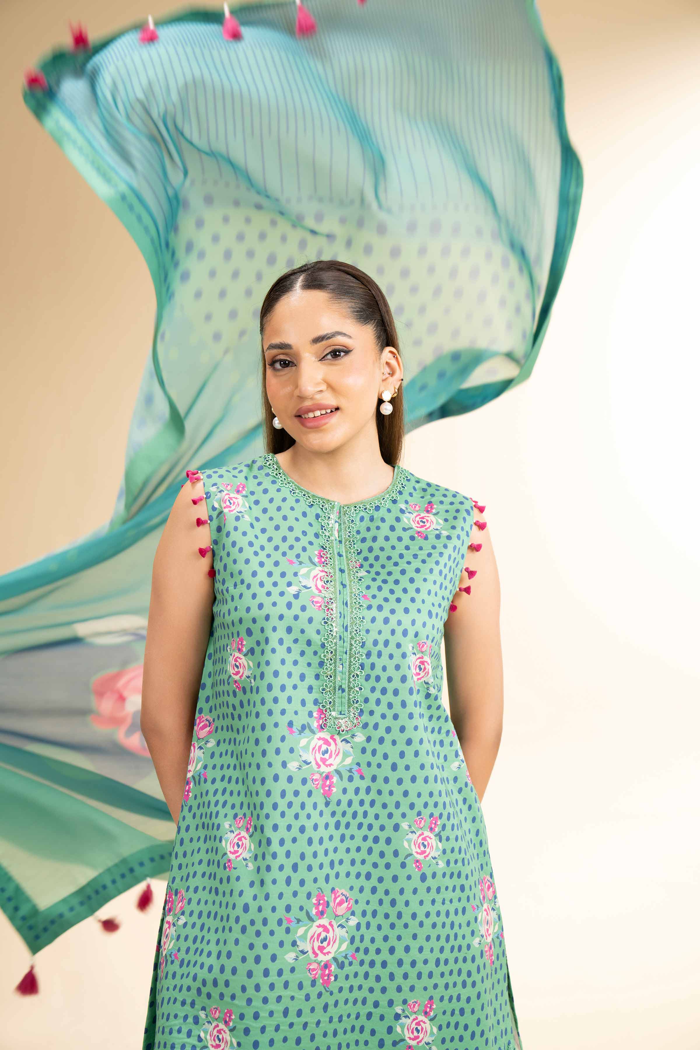 3 Piece - Printed Suit - 42501467 for Women - Unstitched Collection | Nishat | Shop Online