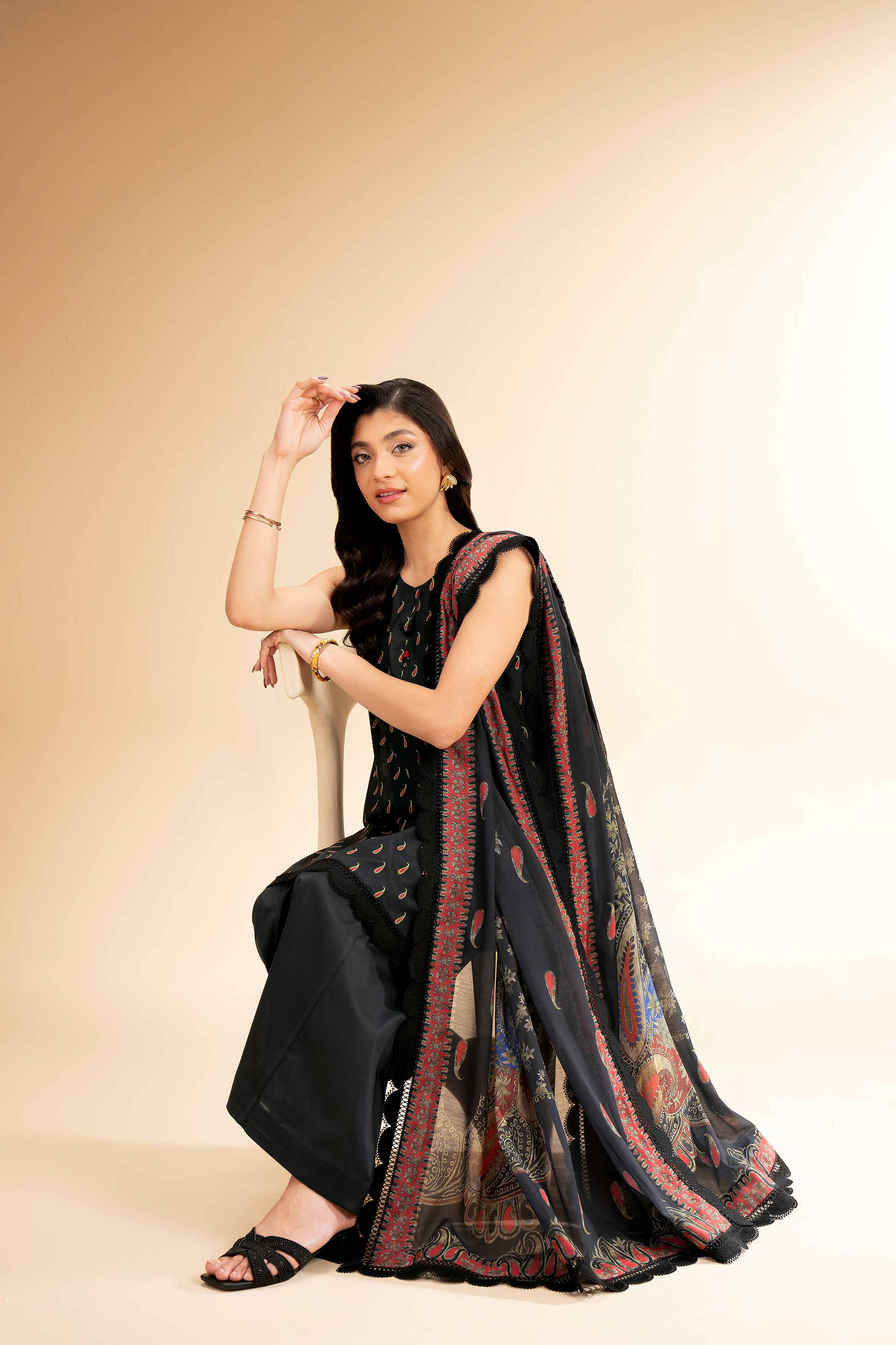 3 Piece - Printed Suit - 42501474 for Women - Unstitched Collection | Nishat | Shop Online
