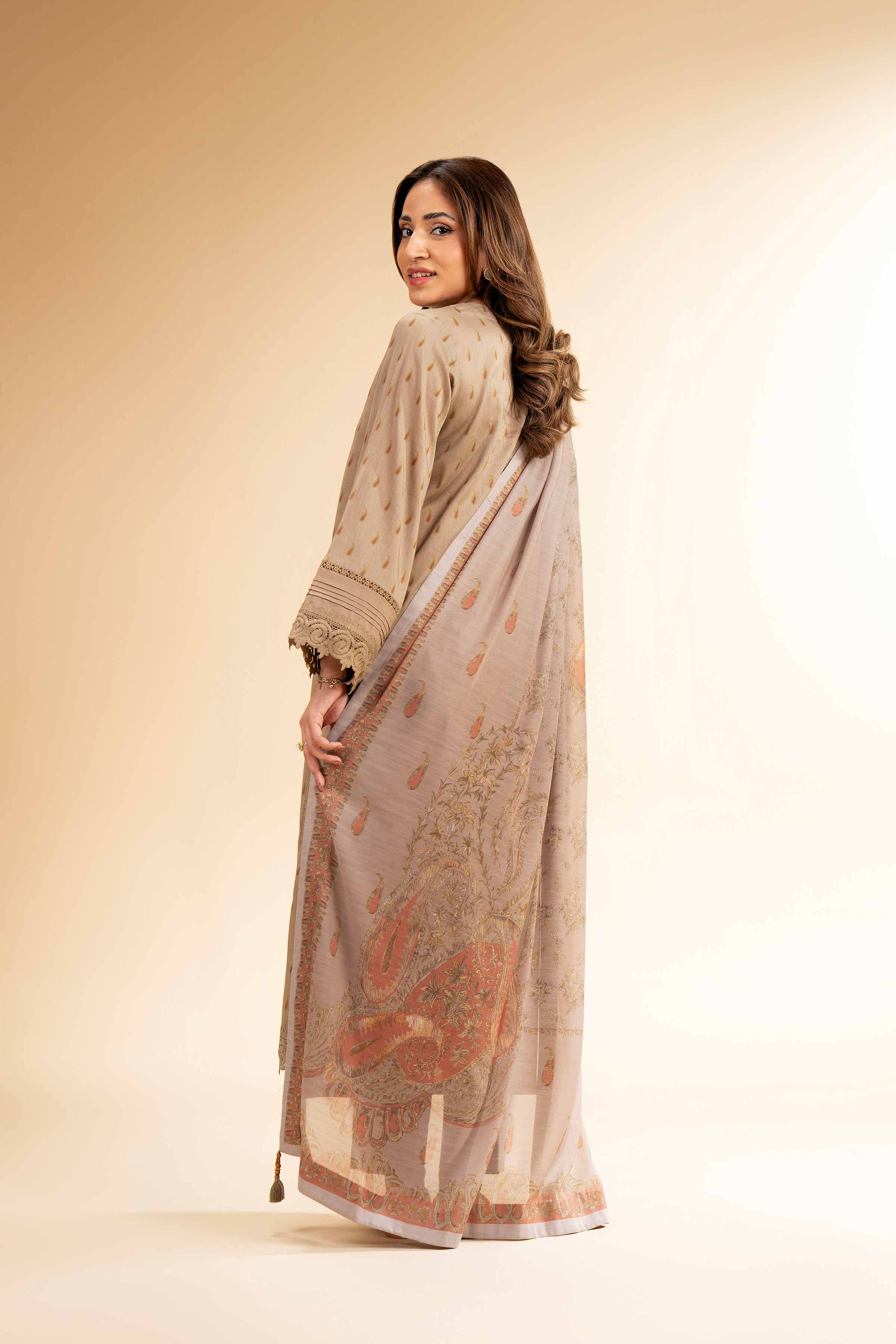 3 Piece - Printed Suit - 42501475 for Women - Unstitched Collection | Nishat | Shop Online