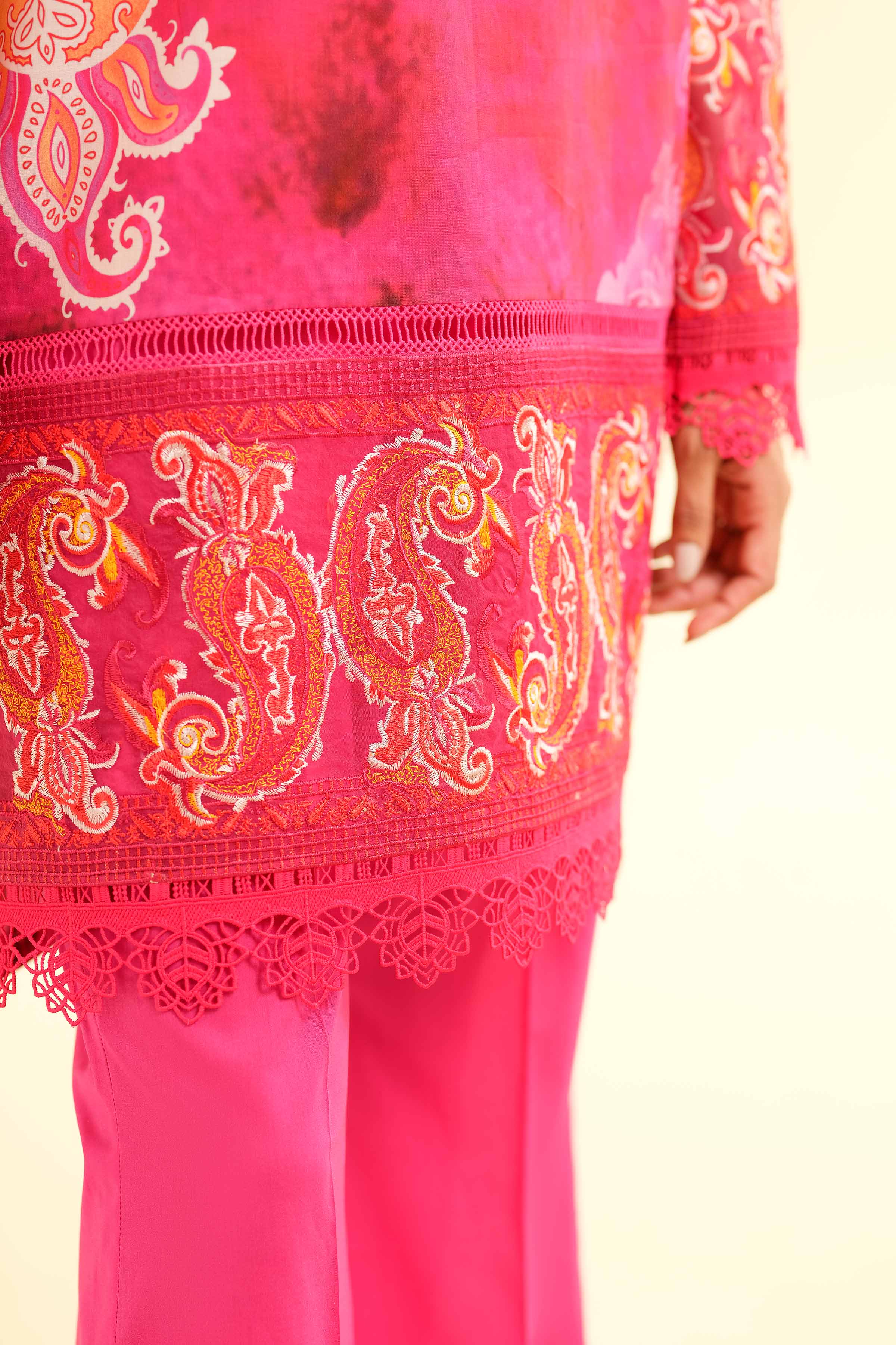 3 Piece - Digital Printed Embroidered Suit - 42501476 for Women - Unstitched Collection | Nishat | Shop Online
