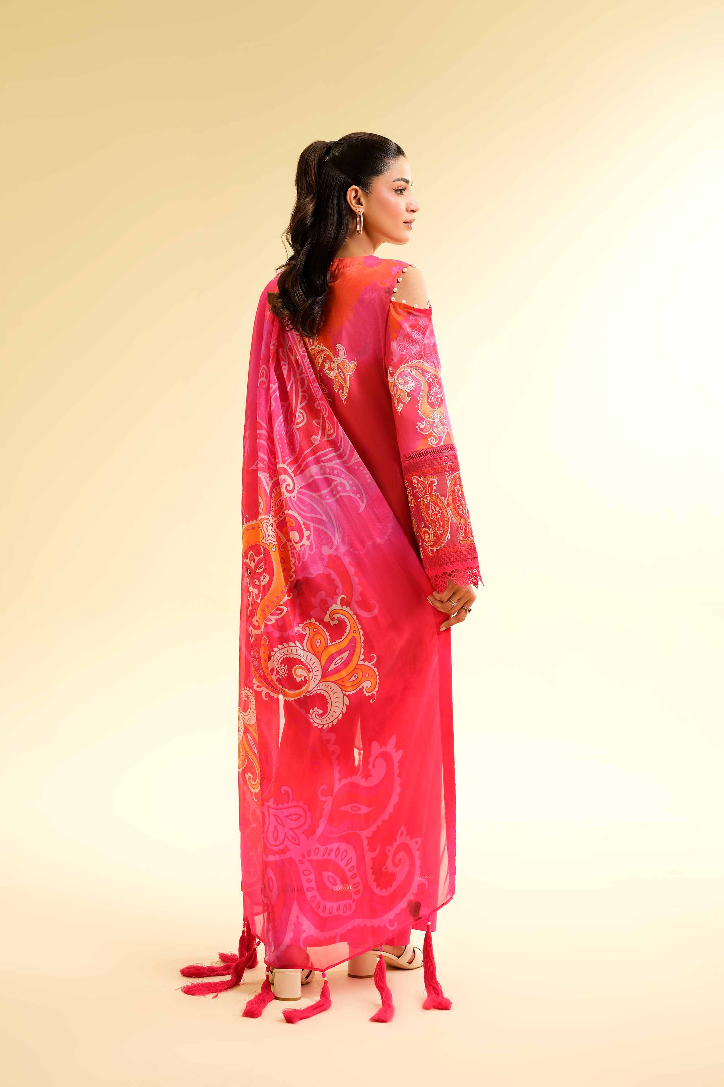 3 Piece - Digital Printed Embroidered Suit - 42501476 for Women - Unstitched Collection | Nishat | Shop Online