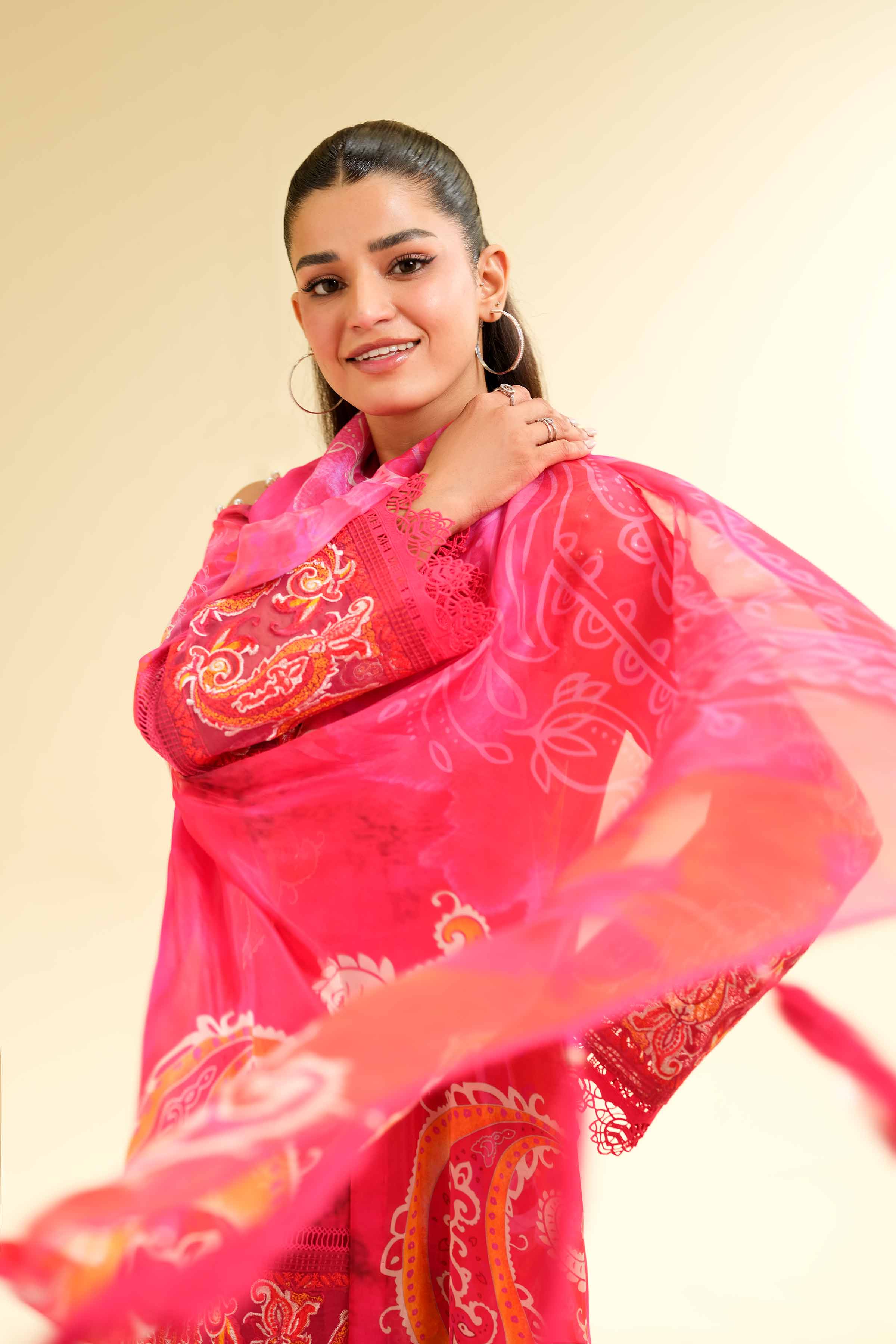 3 Piece - Digital Printed Embroidered Suit - 42501476 for Women - Unstitched Collection | Nishat | Shop Online
